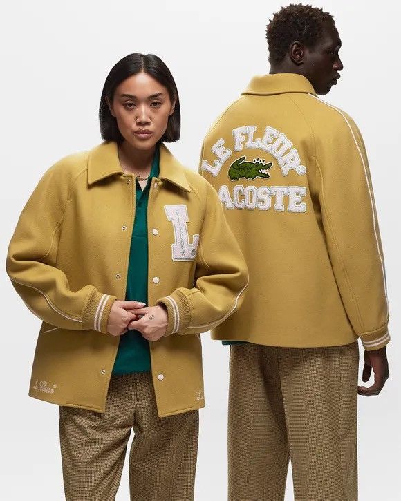 Golf le Fleur × Lacoste Varsity Jacket | Grailed