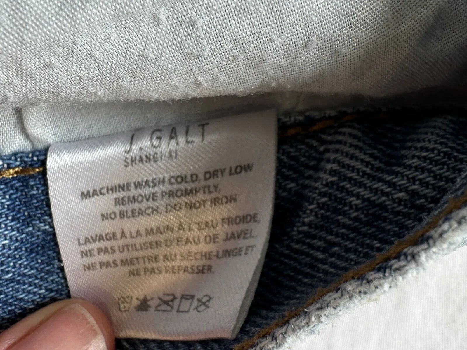 Other J.Galt Brandy Melville Mom Jeans High Waist Straight Leg Size 25" / US 0 / IT 36 - 11 Thumbnail