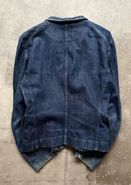 Christopher Nemeth NEMETH Curved-Sleeve Denim Jacket Size US S / EU 44-46 / 1 - 3 Thumbnail