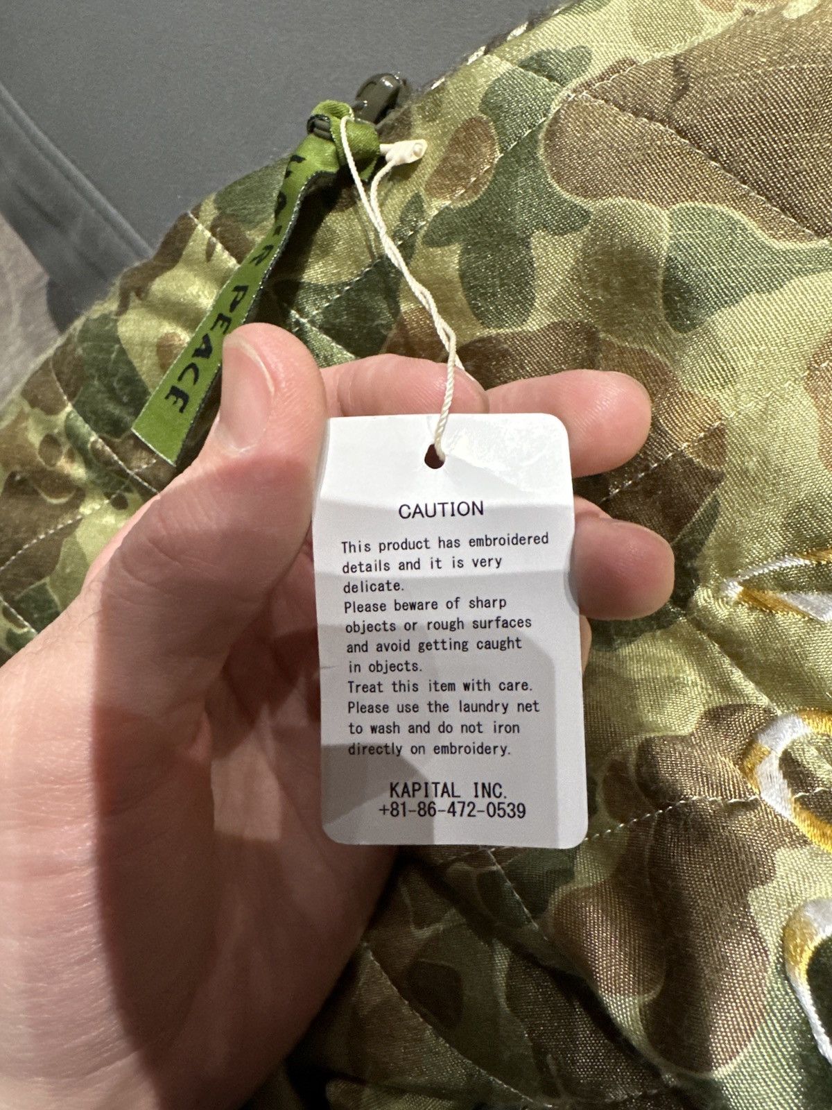 Kapital Kapital Camo Map Bomber Jacket Size 3 Size US L / EU 52-54 / 3 - 7 Thumbnail
