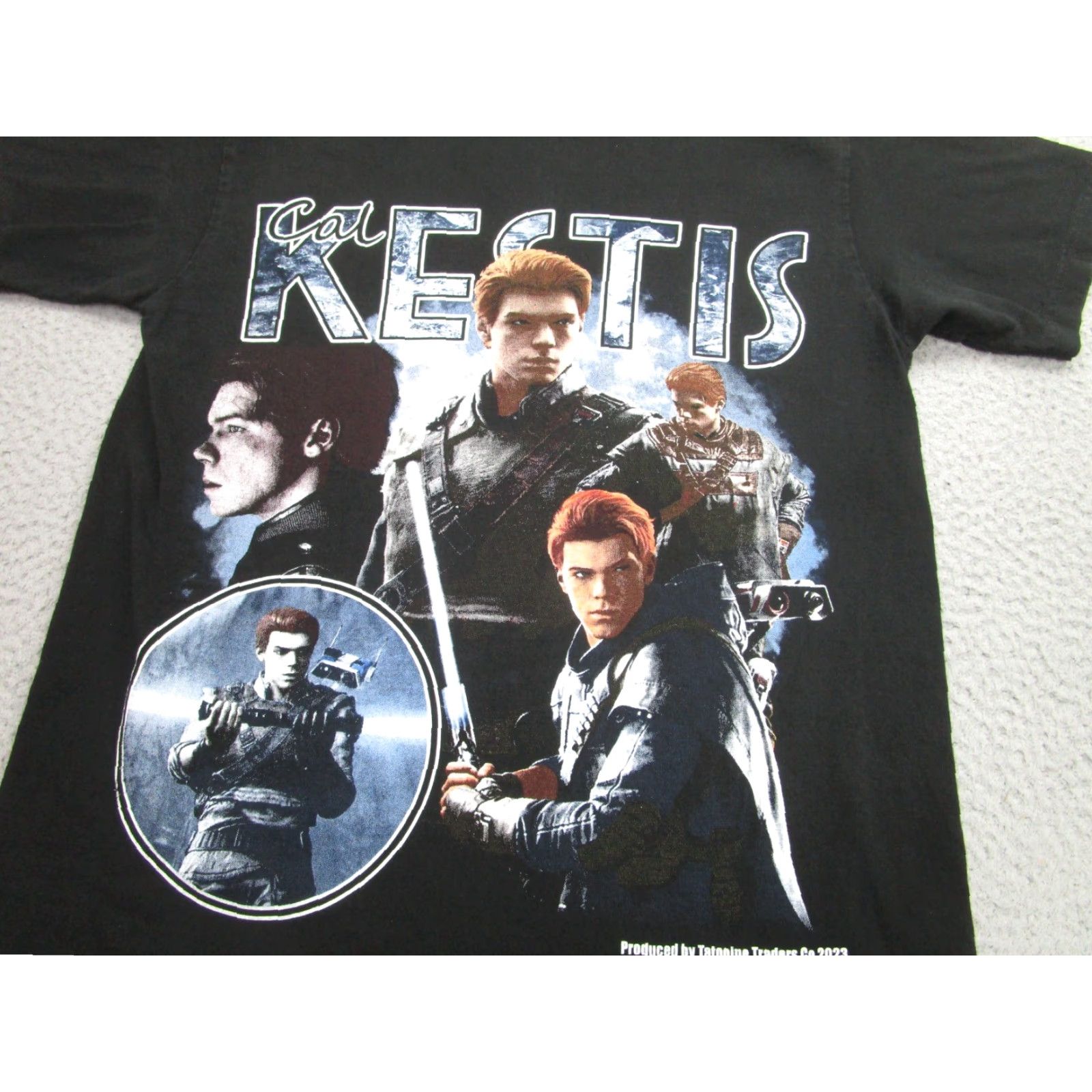 Star Wars VINTAGE Tatooine Traders Co. Shirt Mens M Black Star Wars Cal Kestis Graphic Print 90s Mens Size US M / EU 48-50 / 2 - 2 Thumbnail