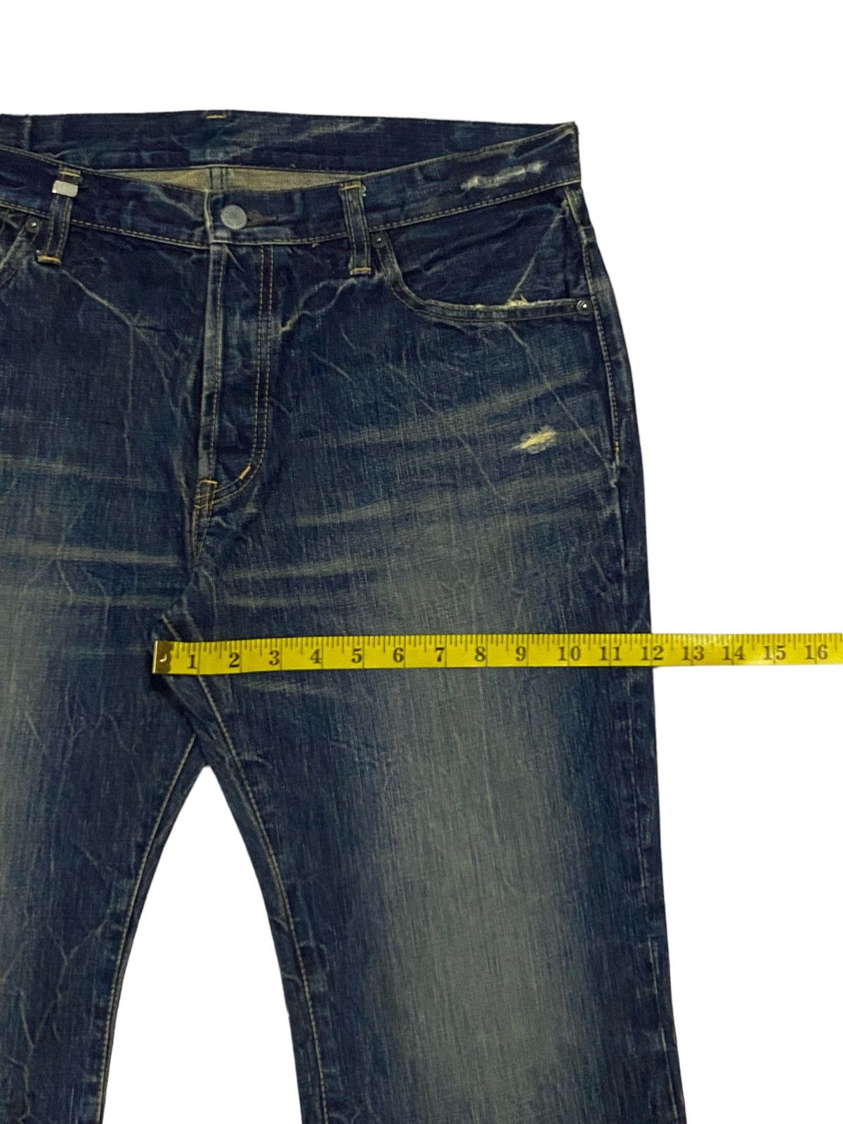 Hysteric Glamour Hysteric Glamour Flare Ripped Distressed Jeans Size US 35 - 8 Thumbnail