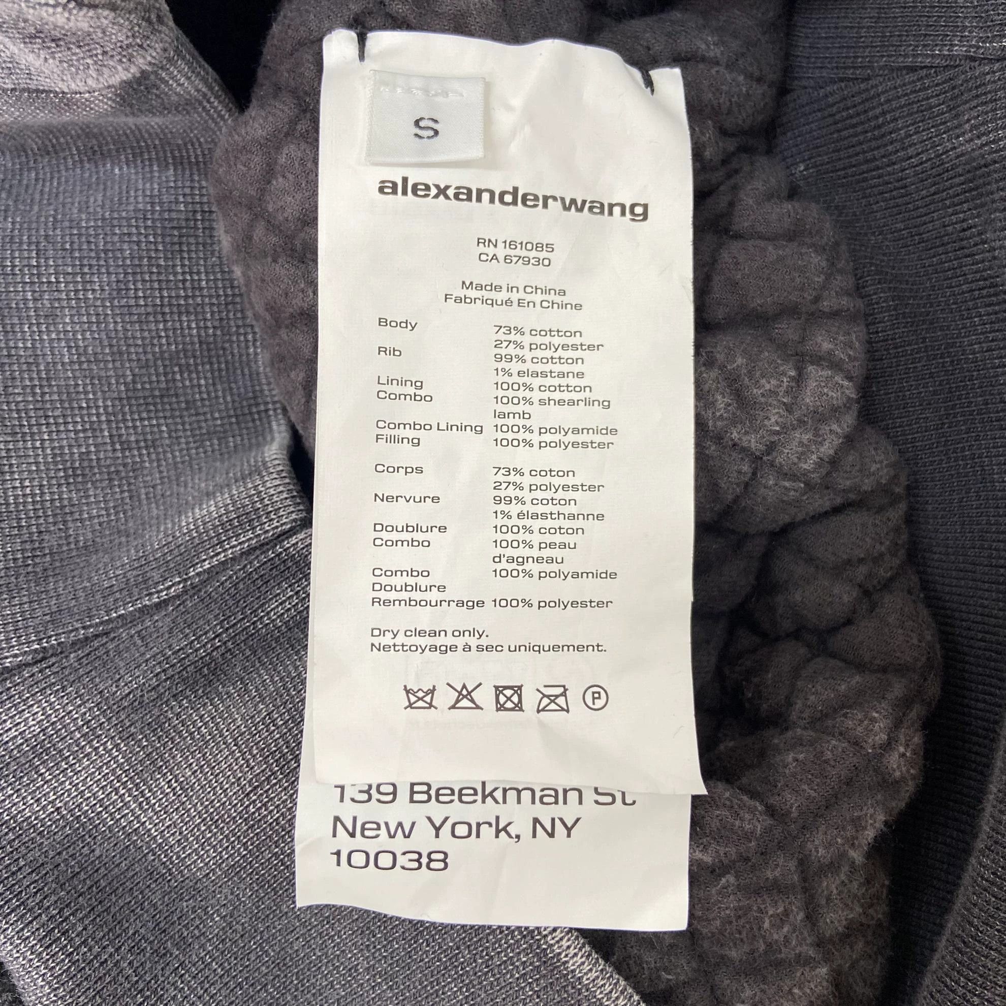 Alexander Wang Alexander Wang Gray Jacket S Removable Fur Collar Size S / US 4 / IT 40 - 7 Thumbnail