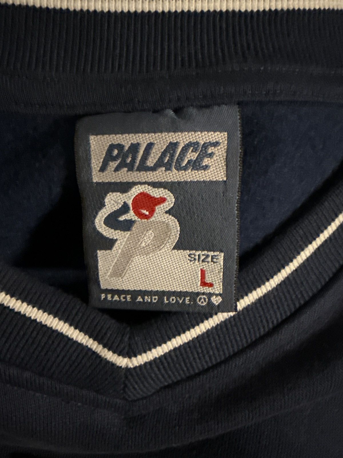 Palace Palace Tora Tora Crewneck Navy Size US L / EU 52-54 / 3 - 6 Thumbnail
