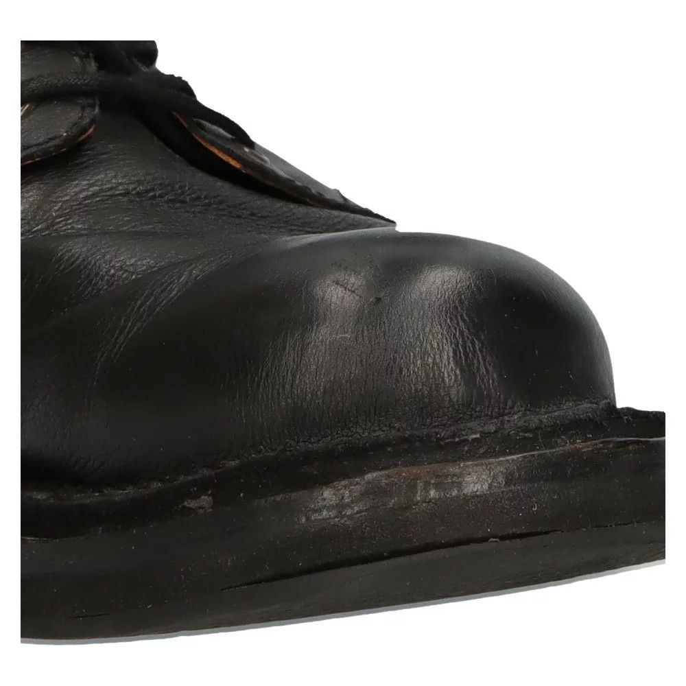 Yohji Yamamoto 21AW MAT OILED LEATHER MILITARY BOOTS Size US 10 / EU 43 - 6 Thumbnail