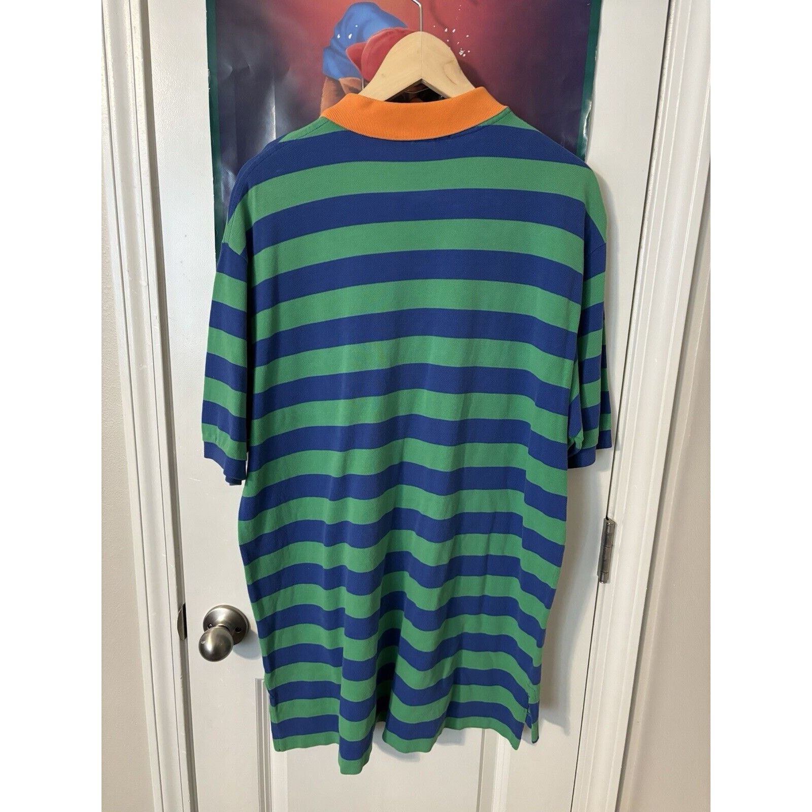 Polo Ralph Lauren Vintage polo ralph lauren size xl stripe green orange collar Size US XL / EU 56 / 4 - 3 Thumbnail