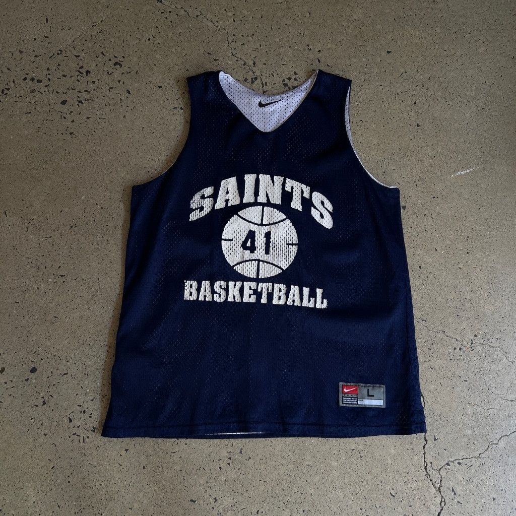 Nike Vintage Nike Reversible Basketball Jersey - Size L, Number 41 Size US L / EU 52-54 / 3 - 1 Thumbnail