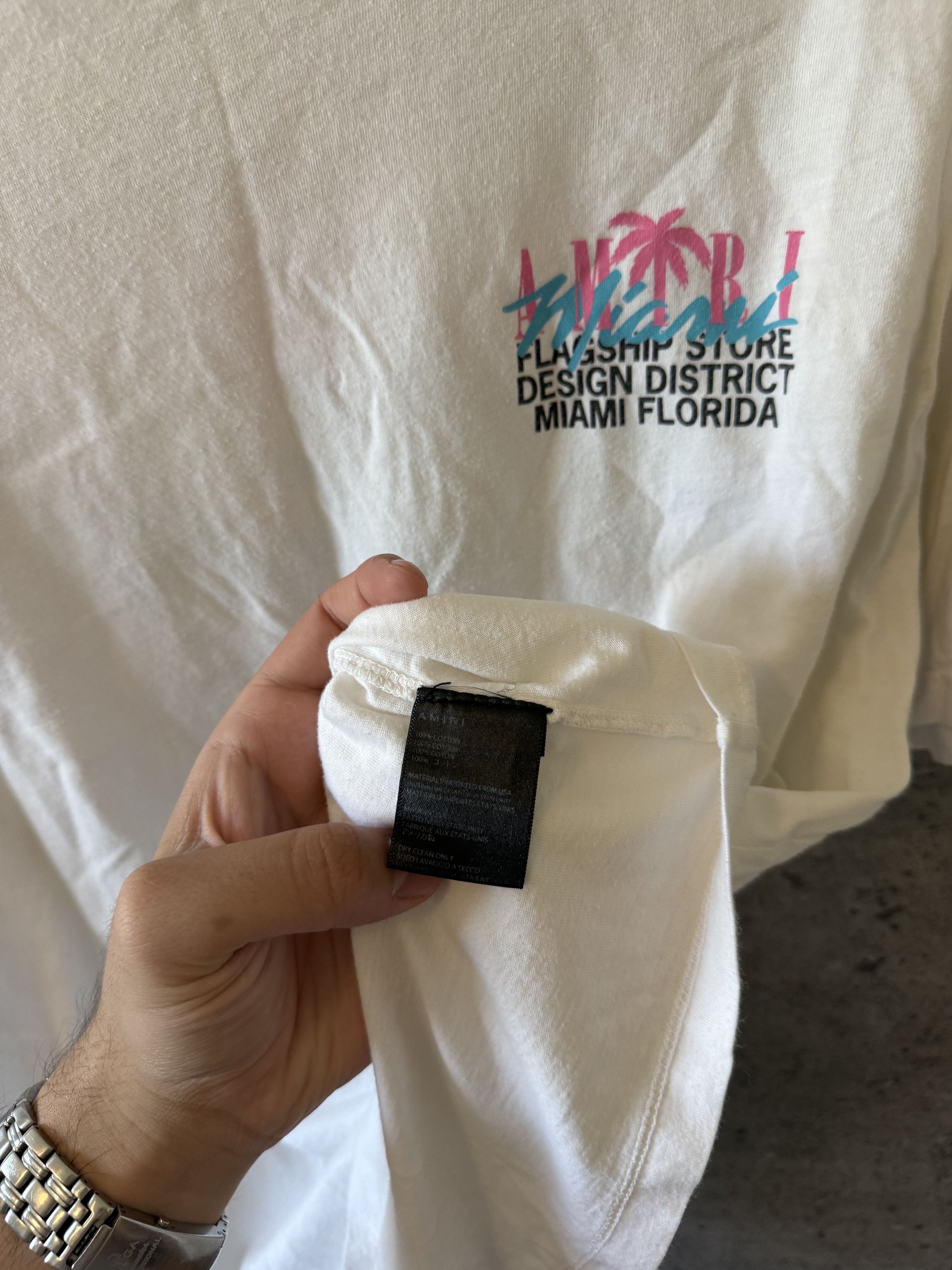 Amiri Amiri miami design district flagship store t shirt Size US M / EU 48-50 / 2 - 5 Thumbnail