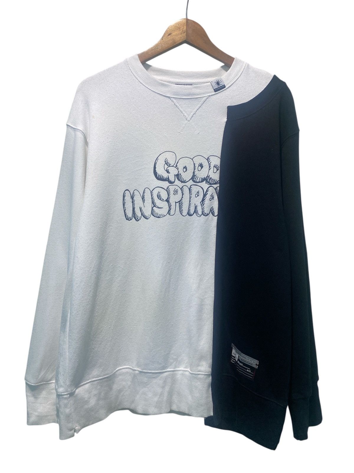 Maison MIHARA YASUHIRO Maison MIHARAYASUHIRO "Good Inspiration" Crewneck Sweatshirt Size US L / EU 52-54 / 3 - 1 Thumbnail