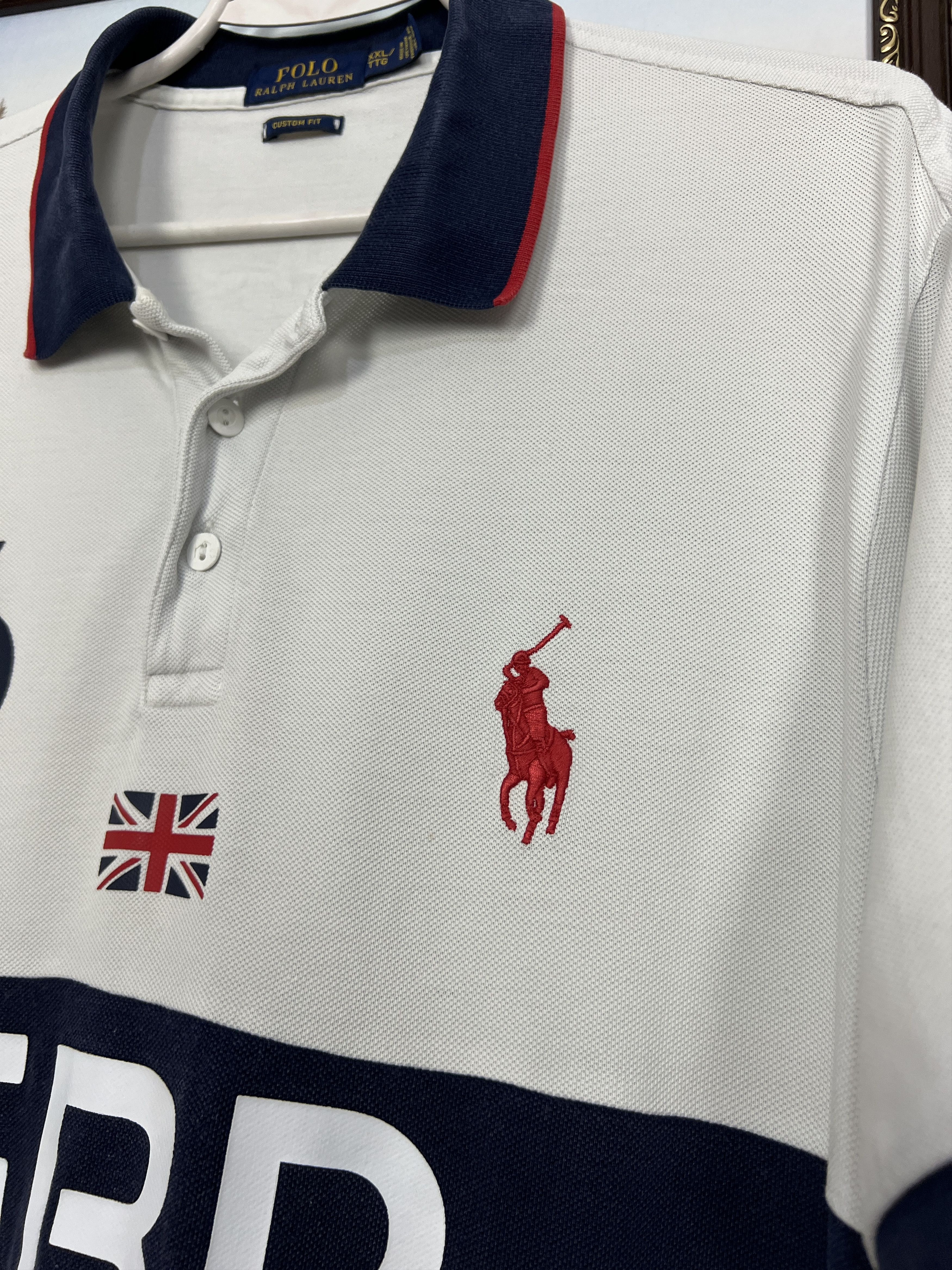 Polo Ralph Lauren Polo Ralph Lauren Great Britain Big Logo Pony Jersey Shirt Size US XXL / EU 58 / 5 - 5 Thumbnail