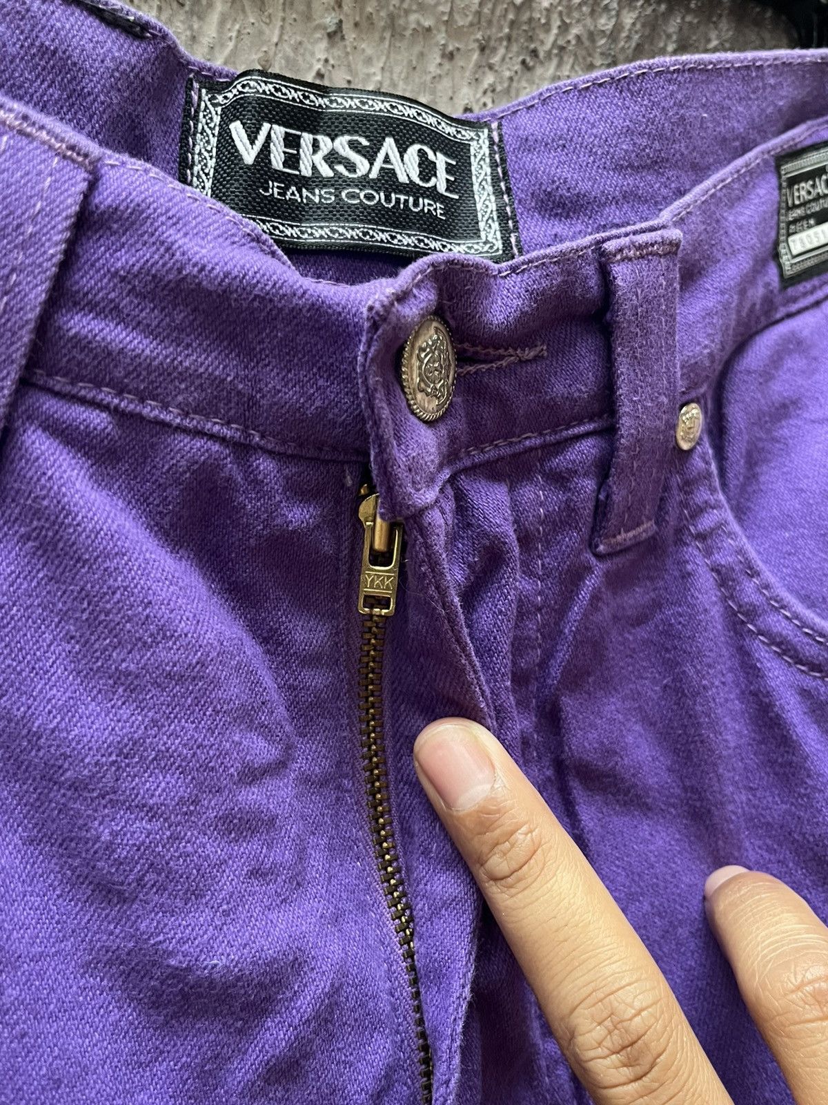 Versace Jeans Couture Versace Jeans Purple Size US 29 - 9 Thumbnail