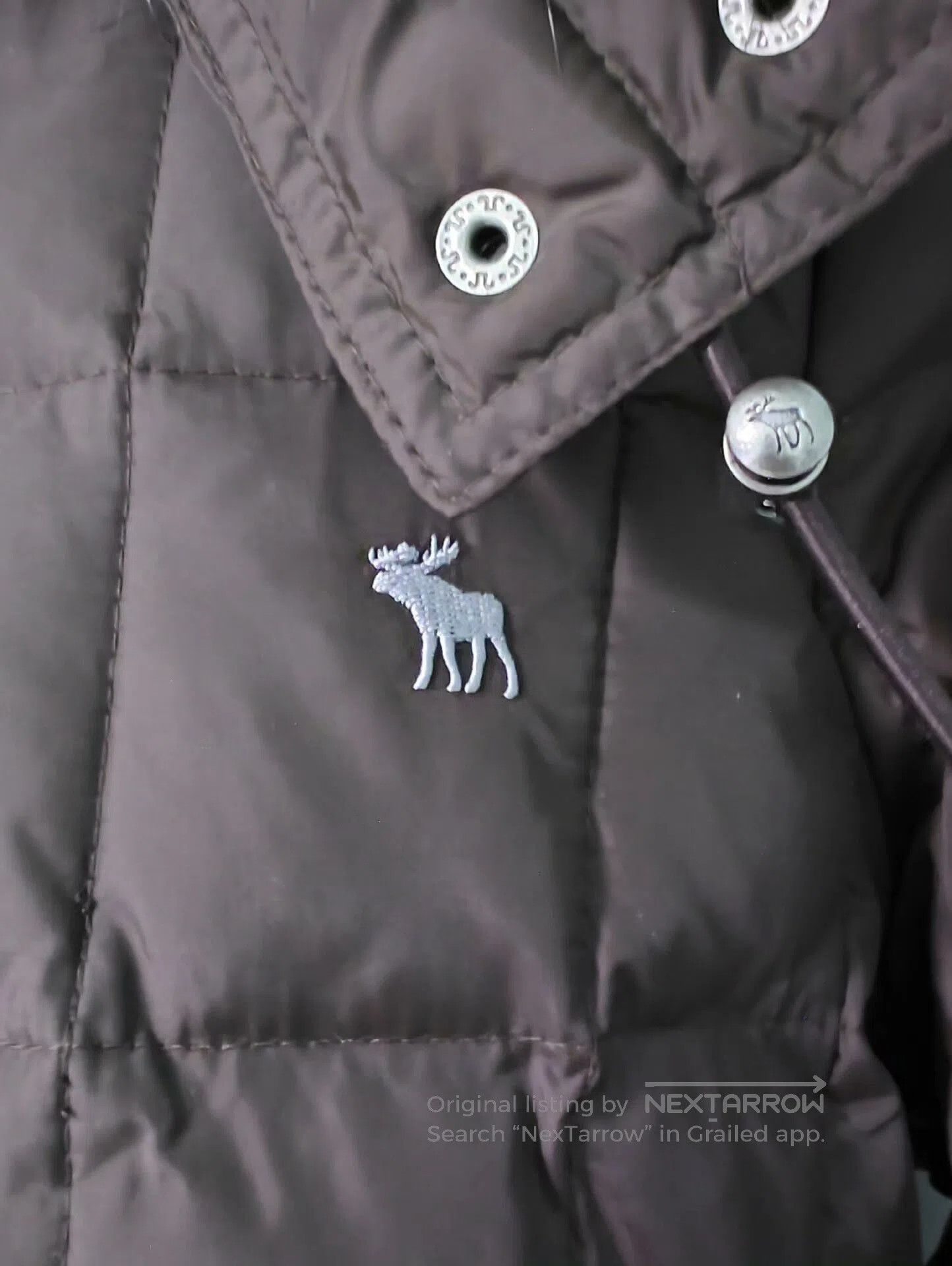 Abercrombie & Fitch Abercrombie Fitch Long Sleeve Faux Fur Down Jacket. Size S / US 4 / IT 40 - 7 Thumbnail