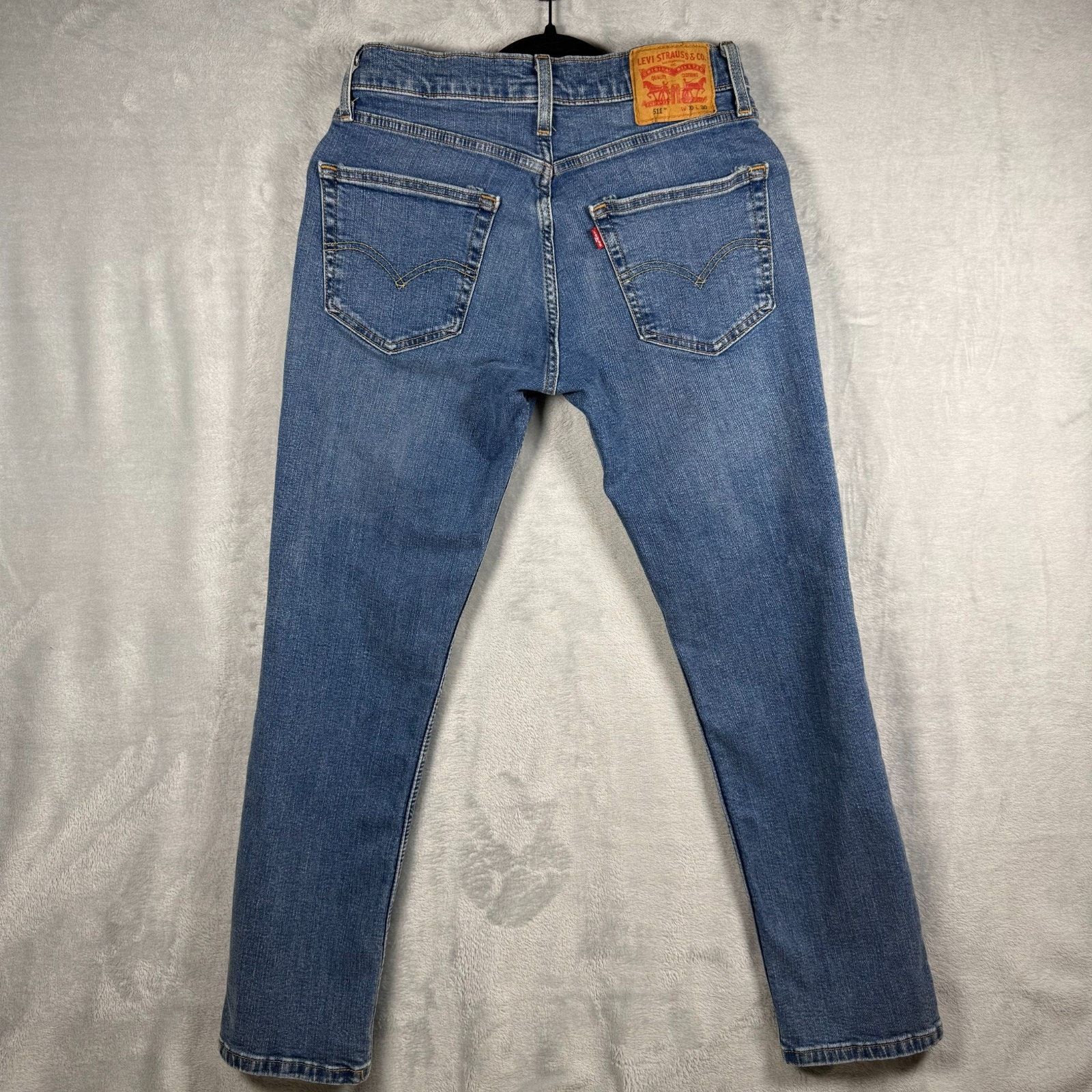 Levi's Levi’s 511 Slim Fit Jeans 30x30 Medium Wash Denim Stretch Size US 30 / EU 46 - 4 Thumbnail