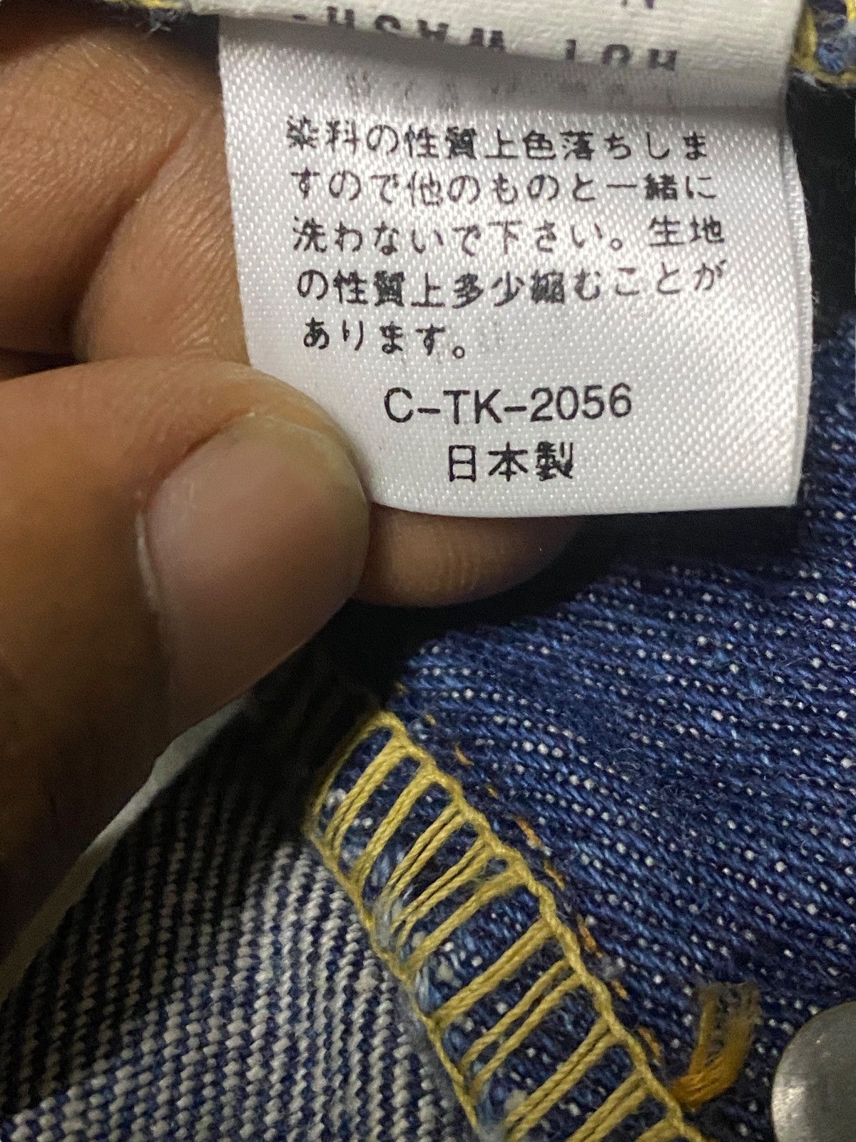 Lee Lee Japan Half Selvedge Blue Wash Distressed Jeans Size US 28 / EU 44 - 19 Thumbnail