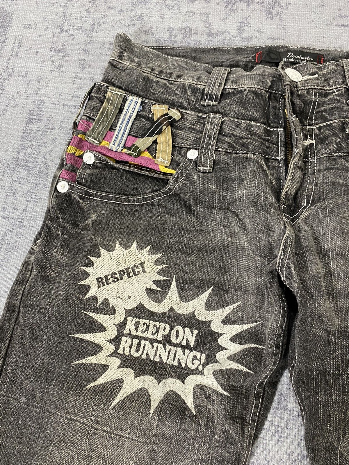 If Six Was Nine japanese brand double waist dominate jeans Size US 28 / EU 44 - 5 Thumbnail