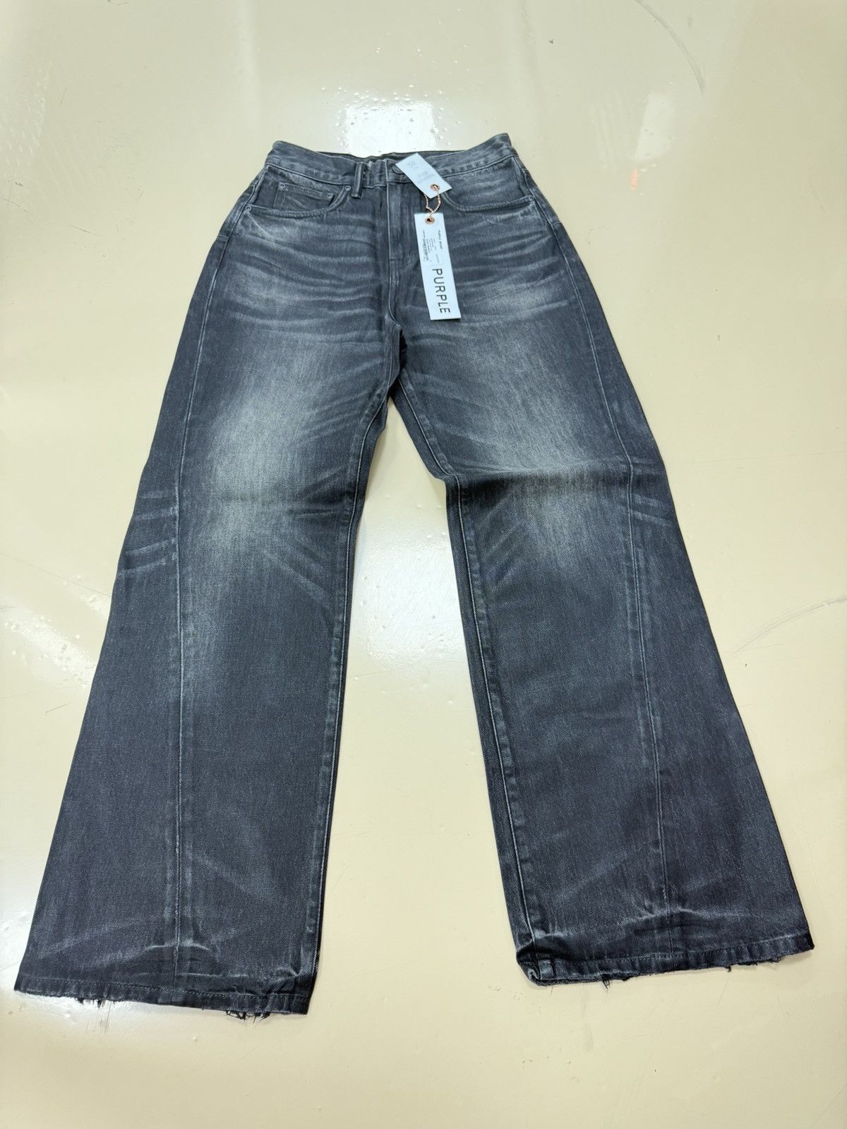 Other Purple Brand Twisted Baggy Jeans Size 26" / US 2 / IT 38 - 1 Thumbnail