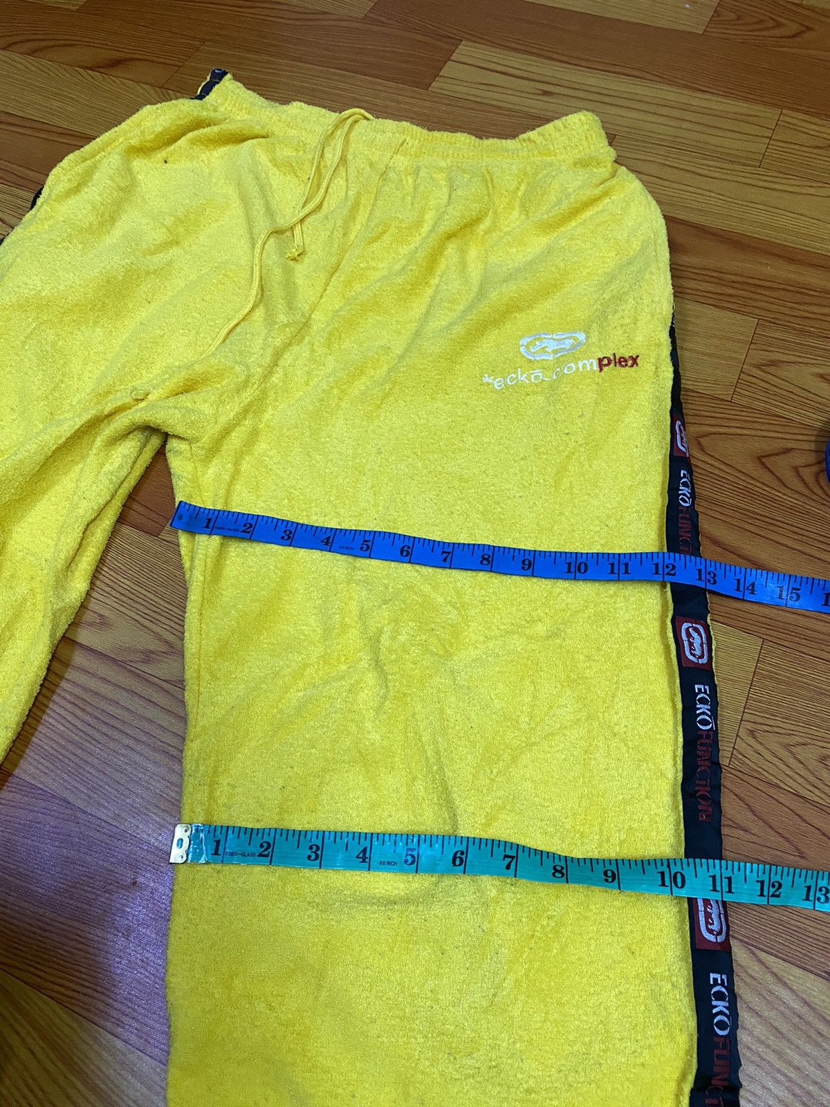 Ecko Unltd. × Vintage Vintage Ecko Baggy Sweatpant Side Tape Size US 31 - 7 Thumbnail