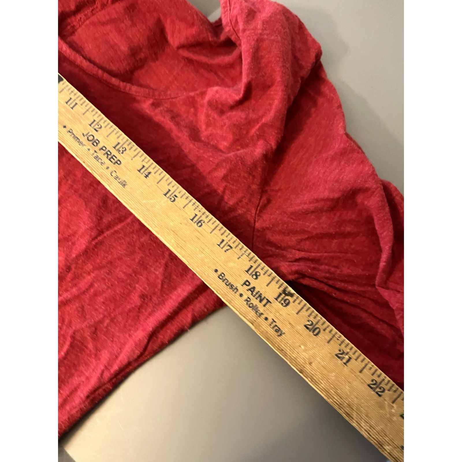 Gap Gap Women Solid Round Neck Long Sleeve T-Shirt Red L Size L / US 10 / IT 46 - 5 Thumbnail
