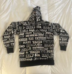 Supreme hysteric glamour text sales hoodie