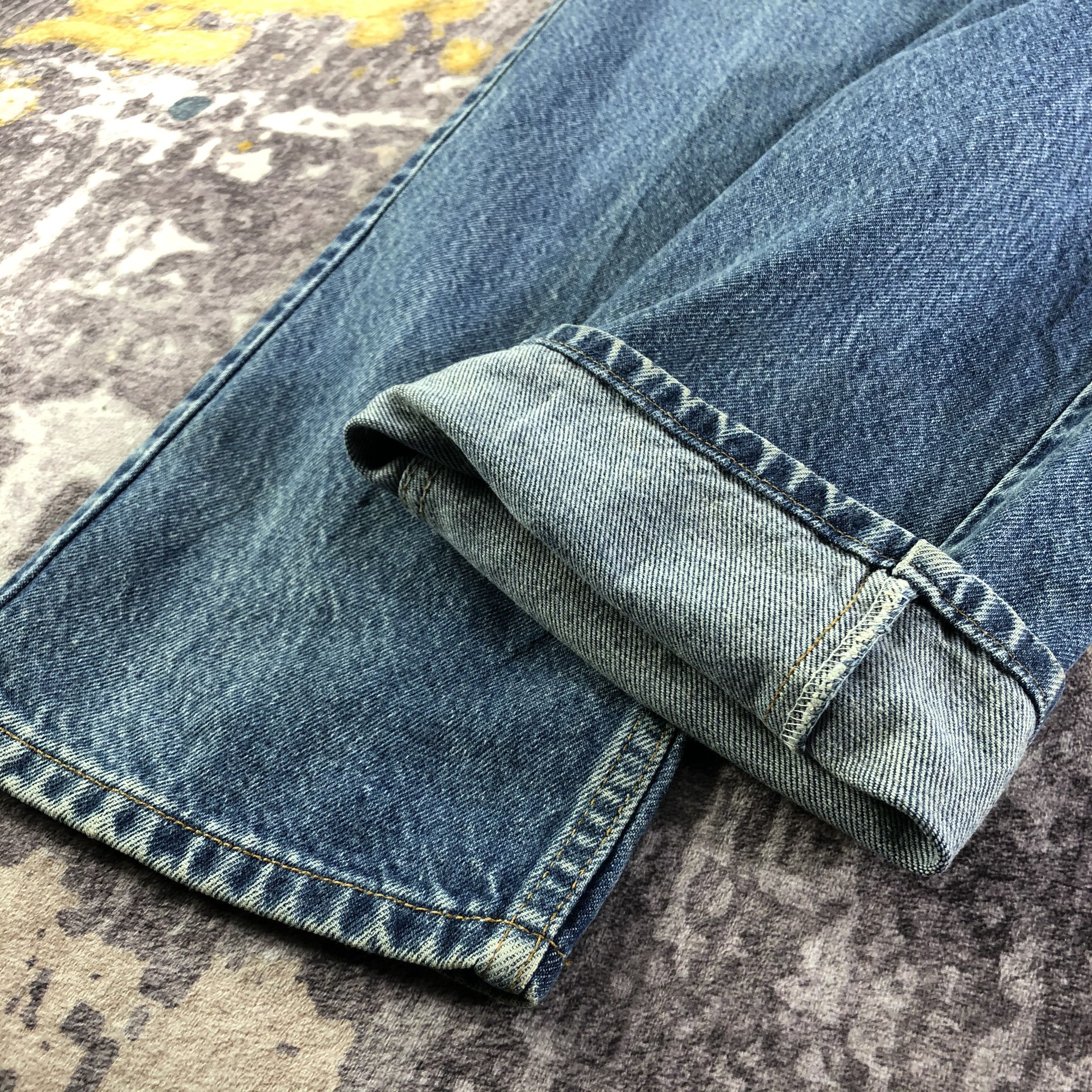 Levi's × Vintage 90s Vintage Orange Tab Levis 505 Jeans-JM3284 Size US 34 / EU 50 - 6 Thumbnail