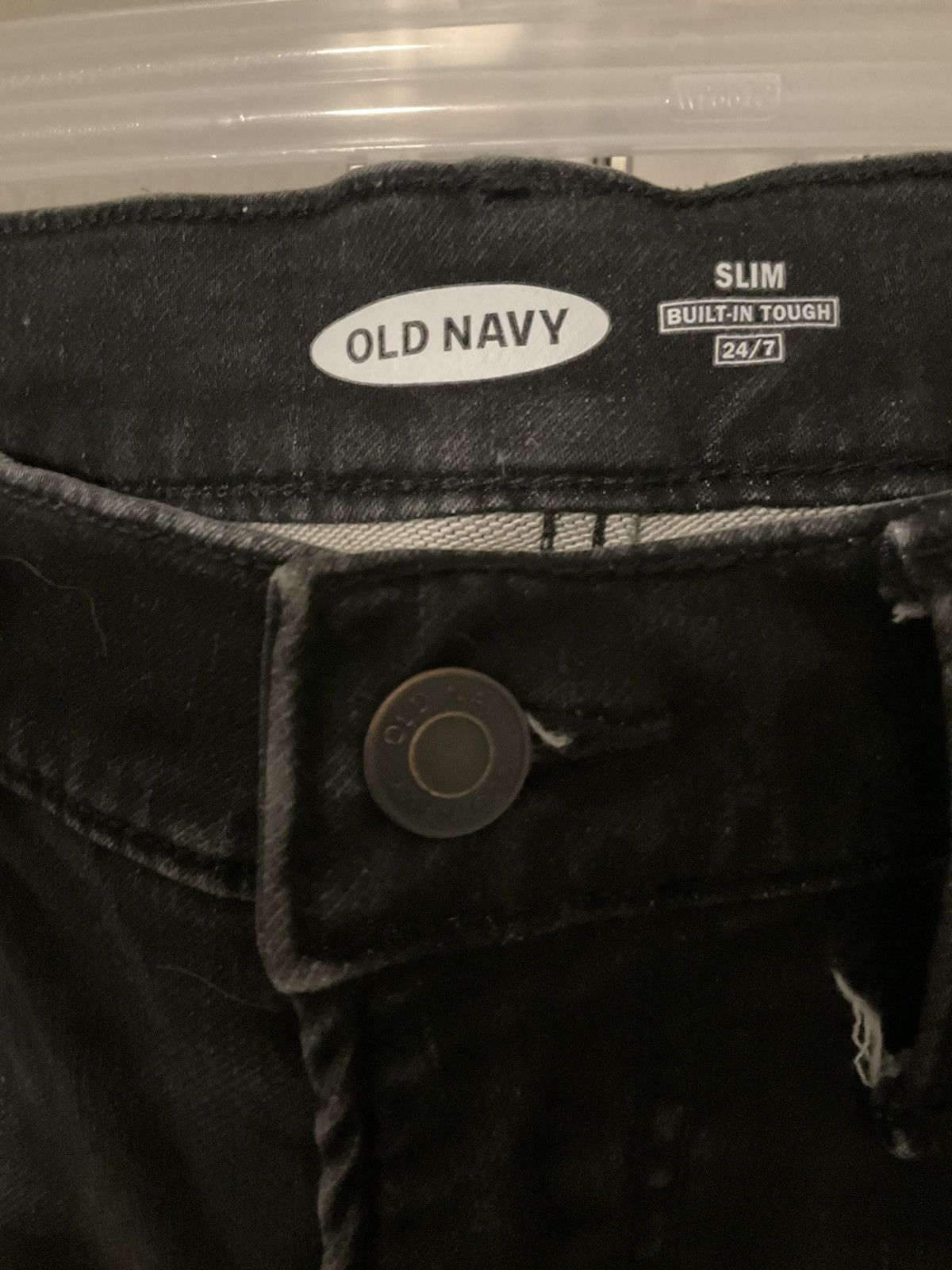 Old Navy × Vintage Old Navy Slim Fit Black Jeans Size US M / EU 48-50 / 2 - 3 Thumbnail