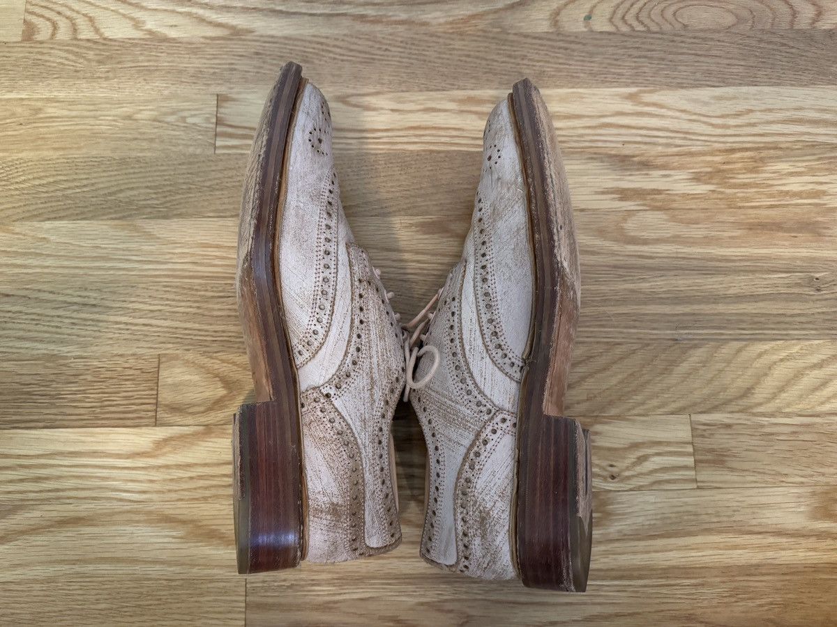 Paul Smith Paul Smith Mauve Pink Distressed Leather Derby US 10.5 Size US 10.5 / EU 43-44 - 5 Thumbnail