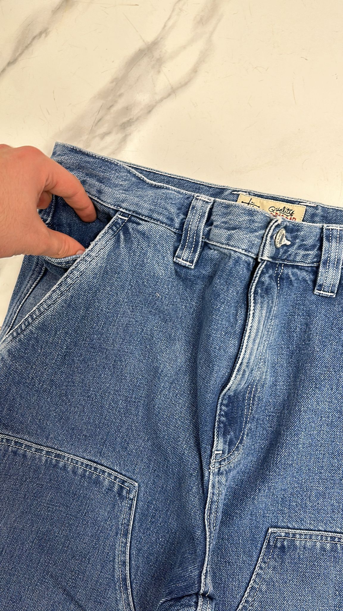 Stussy × Vintage Stüssy Double Knee Work Pant Blue Size 32 Size US 32 / EU 48 - 5 Thumbnail