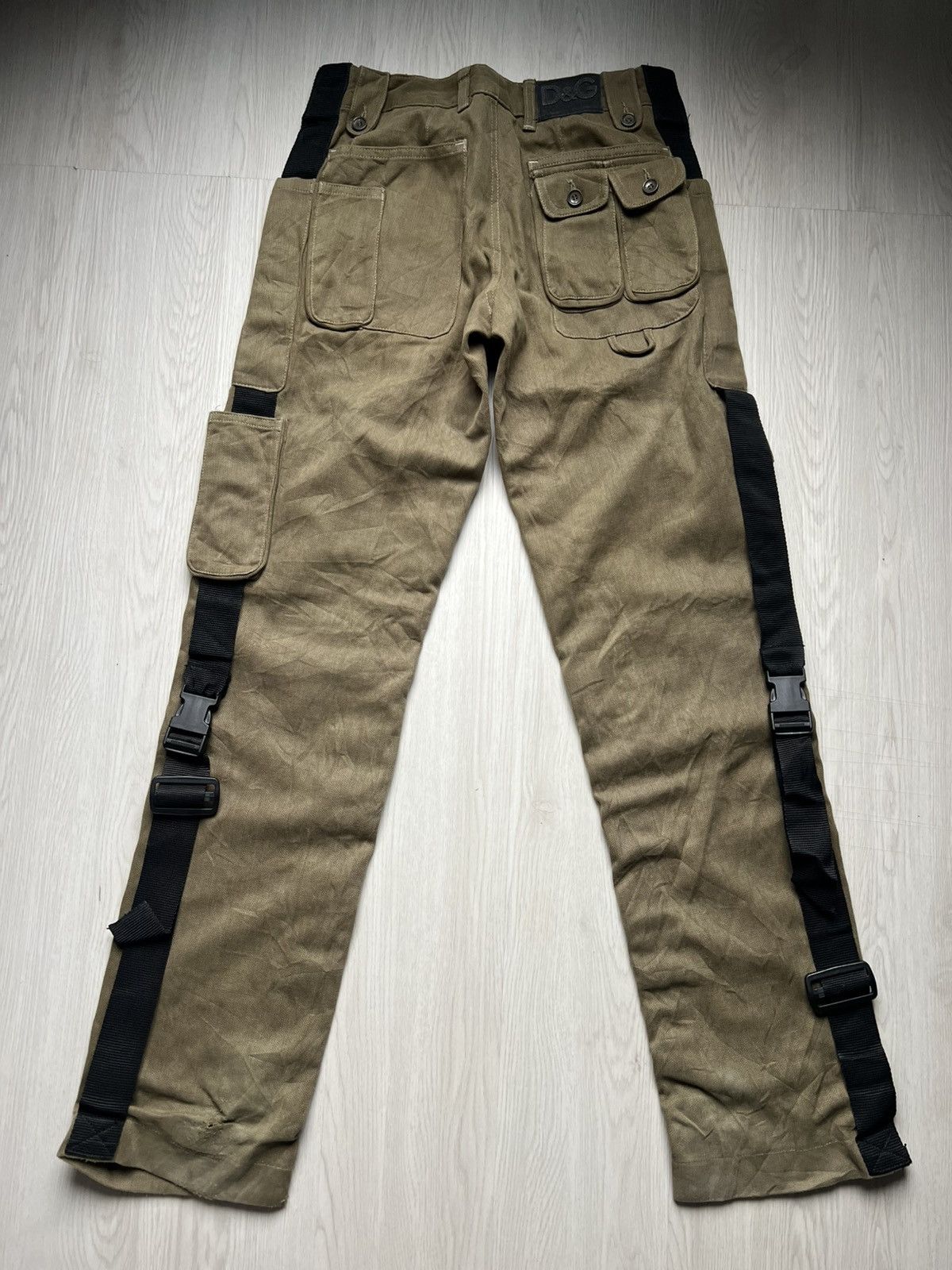 Dolce & Gabbana Iconic Dolce & Gabbana AW03 Bondage Utility Cargo Pants Size US 30 / EU 46 - 2 Thumbnail