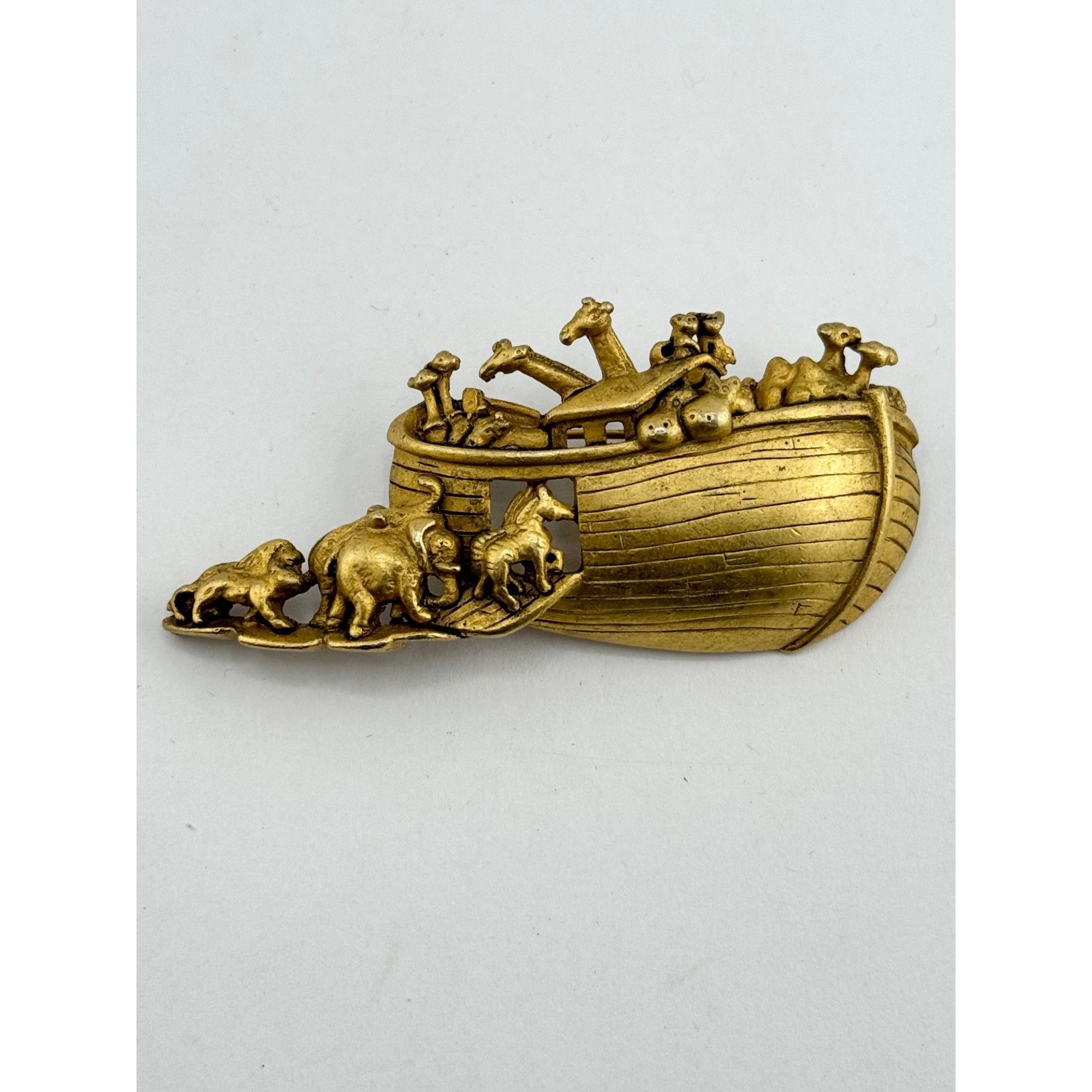Vintage Vintage AJC Noah's Ark Brooch Pin Size ONE SIZE - 2 Thumbnail