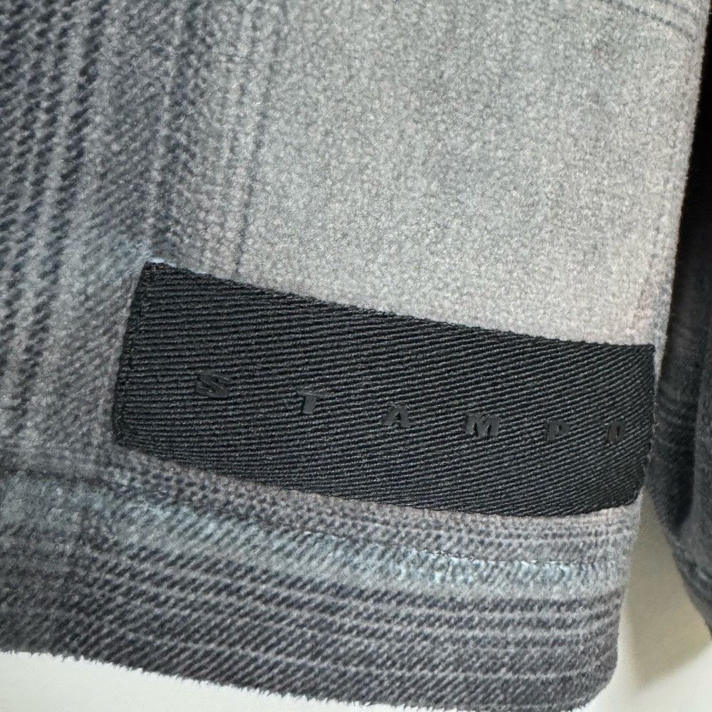 Stampd Stampd Plaid Print Flannel Soft Button Down Shirt Grey Blue Size US XL / EU 56 / 4 - 6 Thumbnail