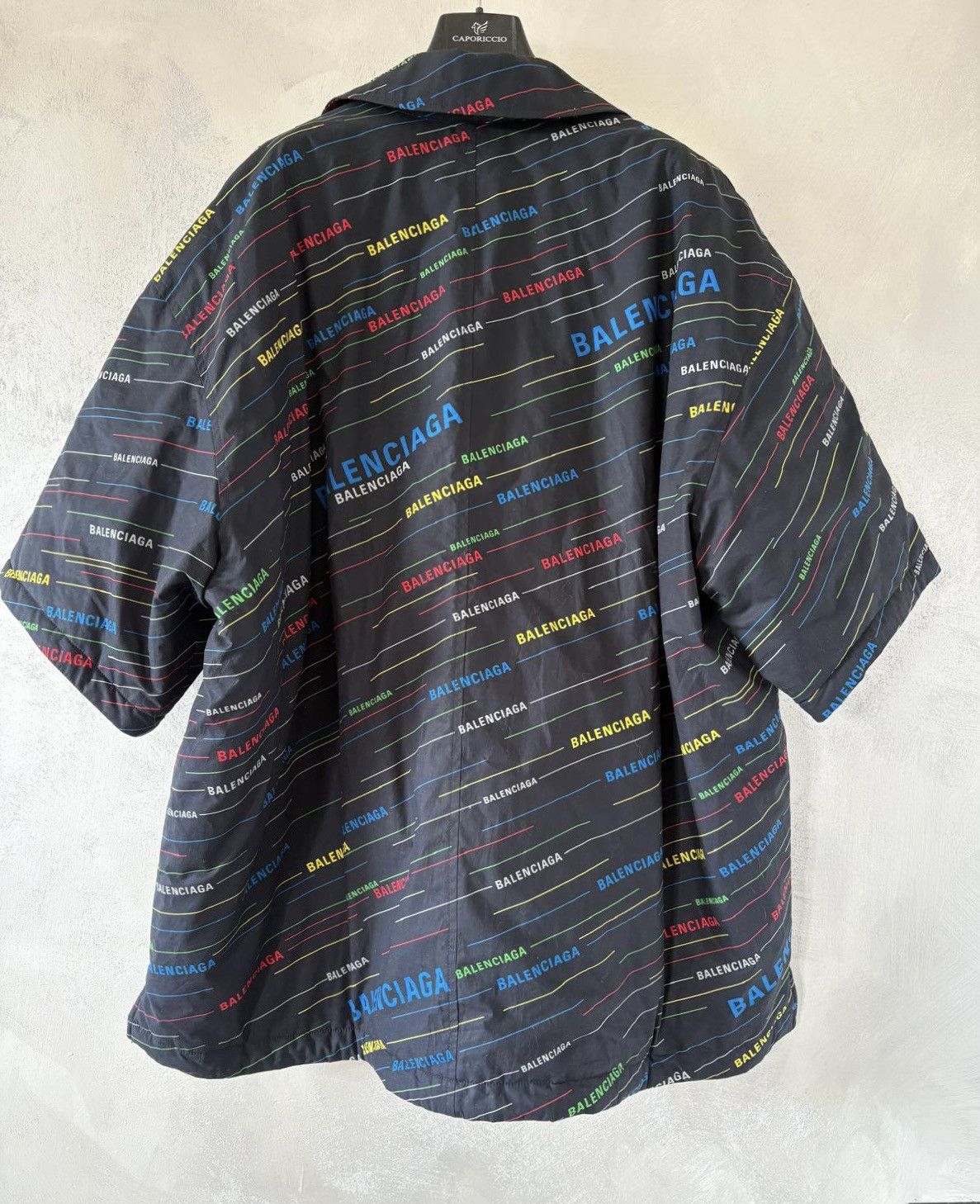 Balenciaga Balenciaga Short Sleeve Bottom Padded Shirt Size US S / EU 44-46 / 1 - 2 Thumbnail
