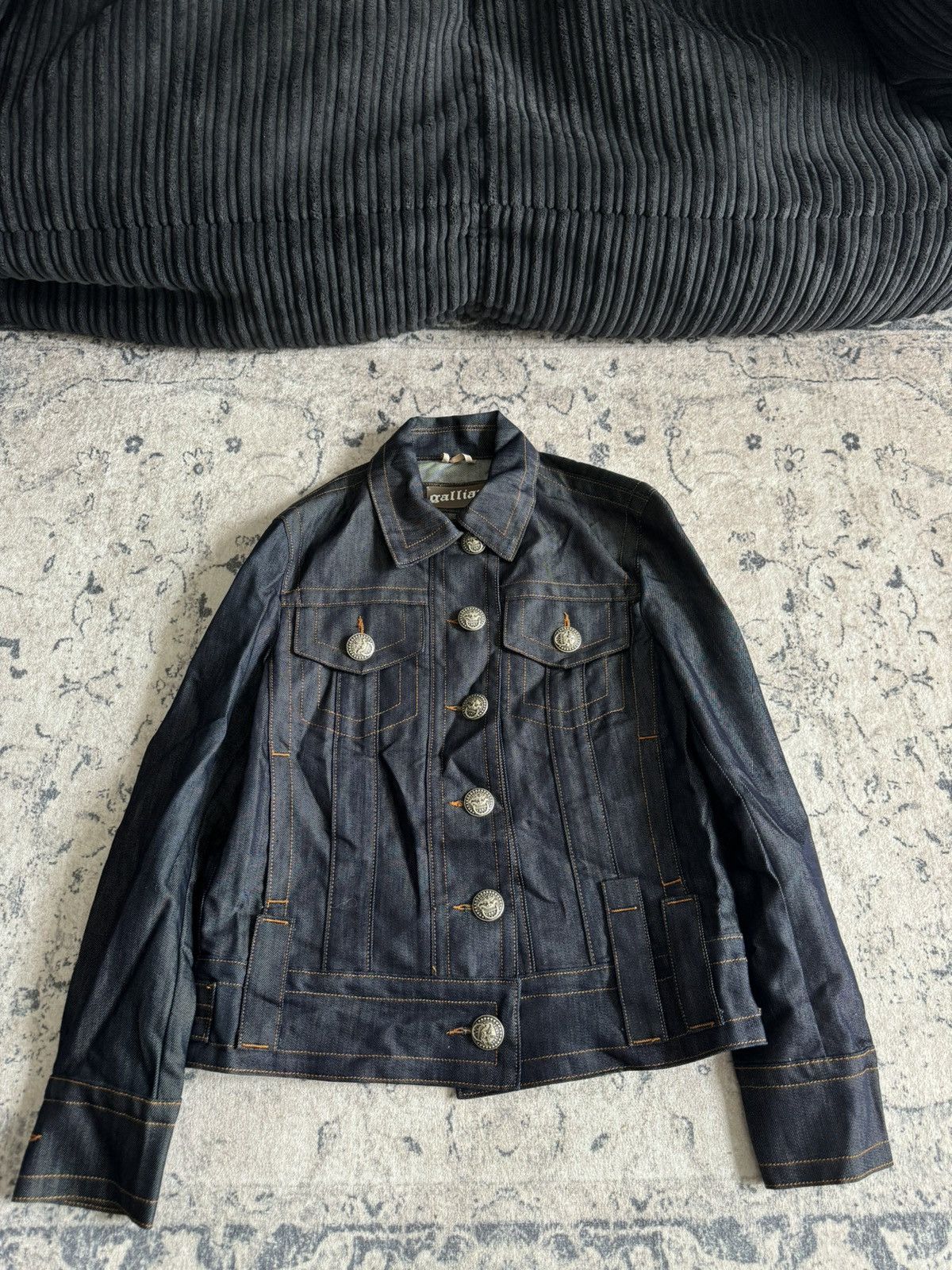 Japanese Brand × John Galliano × Vintage Jeans jacket Galliano retro archive y2k 90s avantgarde 2000s Size M / US 6-8 / IT 42-44 - 1 Thumbnail