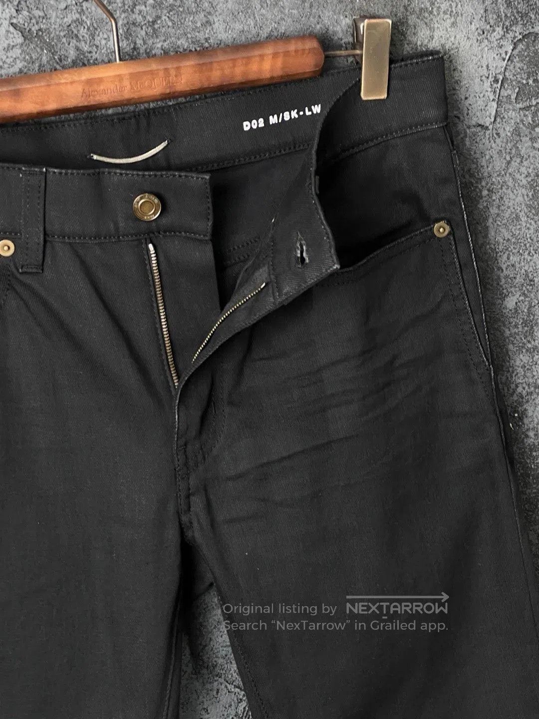 Saint Laurent Paris Saint Laurent Black Cotton Jeans. Size US 34 / EU 50 - 5 Thumbnail