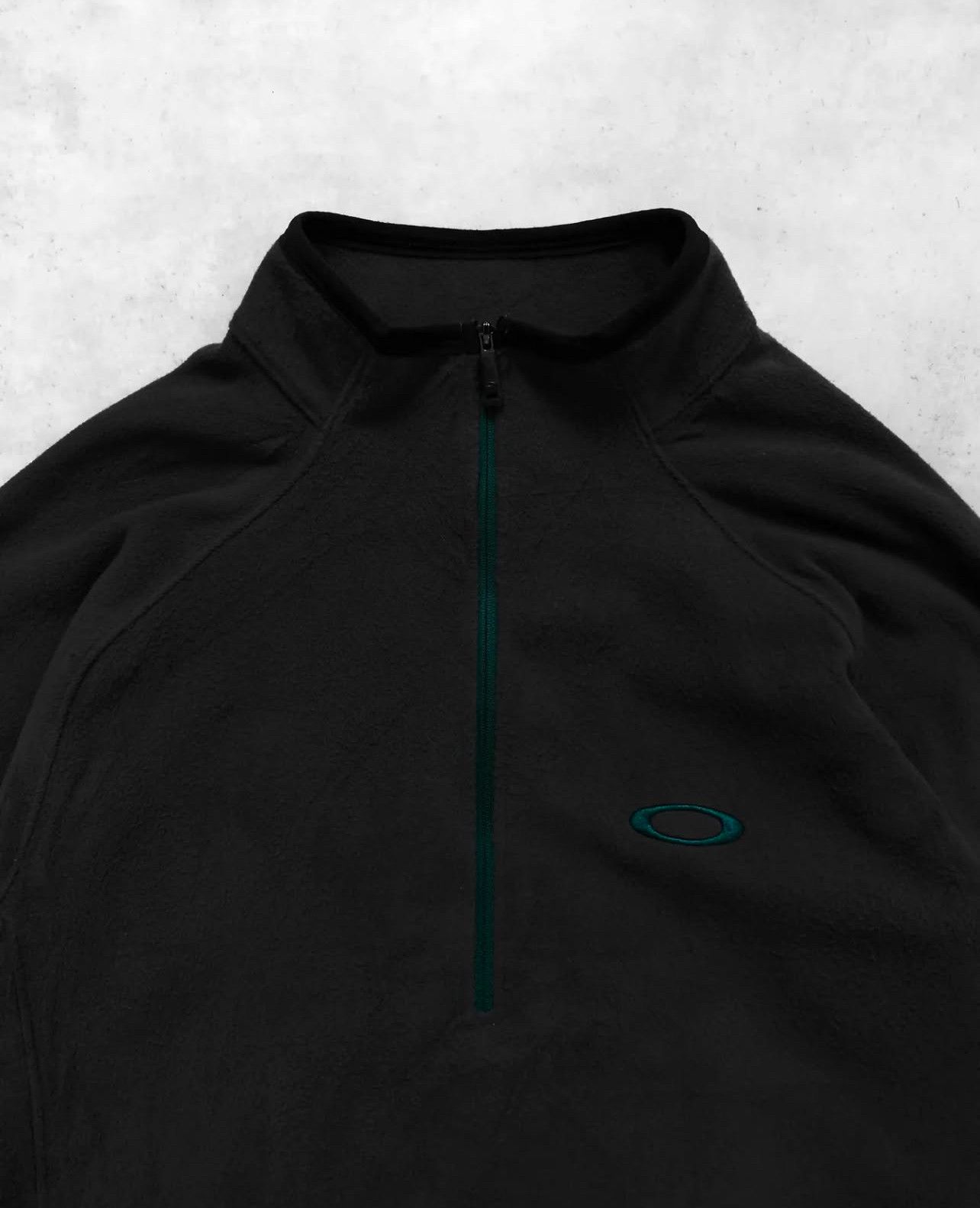 Oakley × Vintage Early 2000s Oakley Quarter Zip Fleece Pullover. Size US XL / EU 56 / 4 - 4 Thumbnail