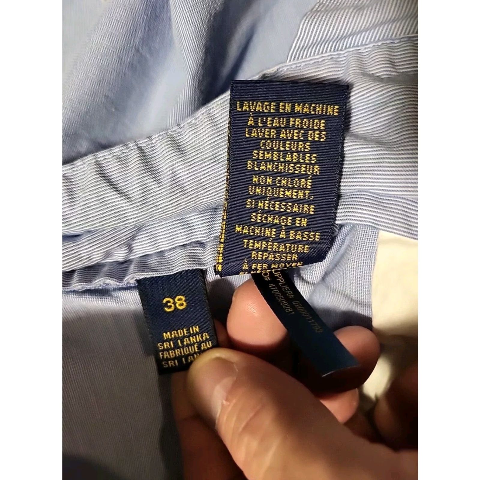 Polo Ralph Lauren Polo Ralph Lauren Stretch Straight Fit Chino Shorts 38" Blue White Casual Men Regular Waist 38 Colorful Striped Summer, Spring, Fall Size US M / EU 48-50 / 2 - 7 Thumbnail