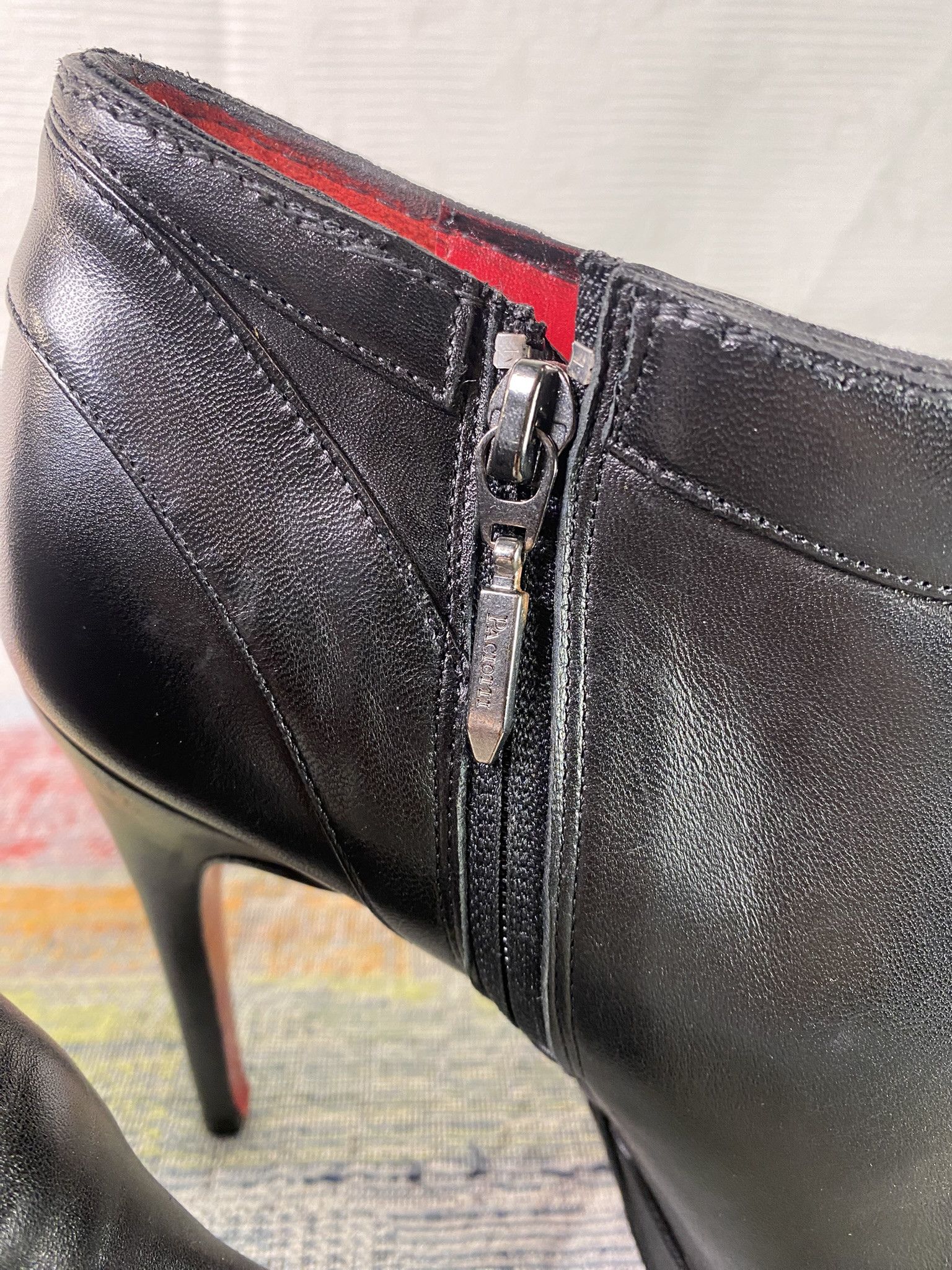 Other Cesare Paciotti Black Leather Ankle Boots EU 39.5 US 9.5 Size US 9.5 / IT 39.5 - 6 Thumbnail