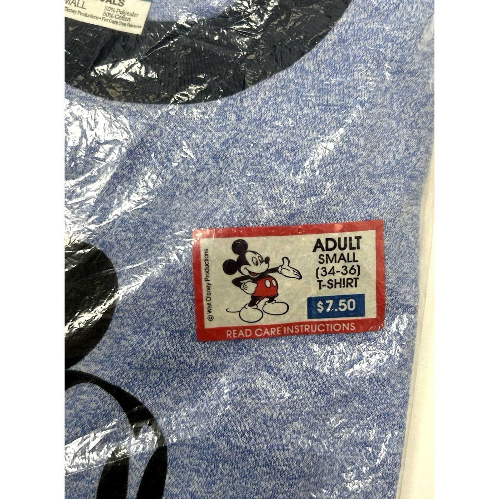 Disney VINTAGE Walt Disney Disney Casuals Mickey Mouse T-Shirt Crew Neck Short Sleeve Blue 80s 70s Unisex Adults S Womens Mens Boys Girls Size US S / EU 44-46 / 1 - 3 Thumbnail