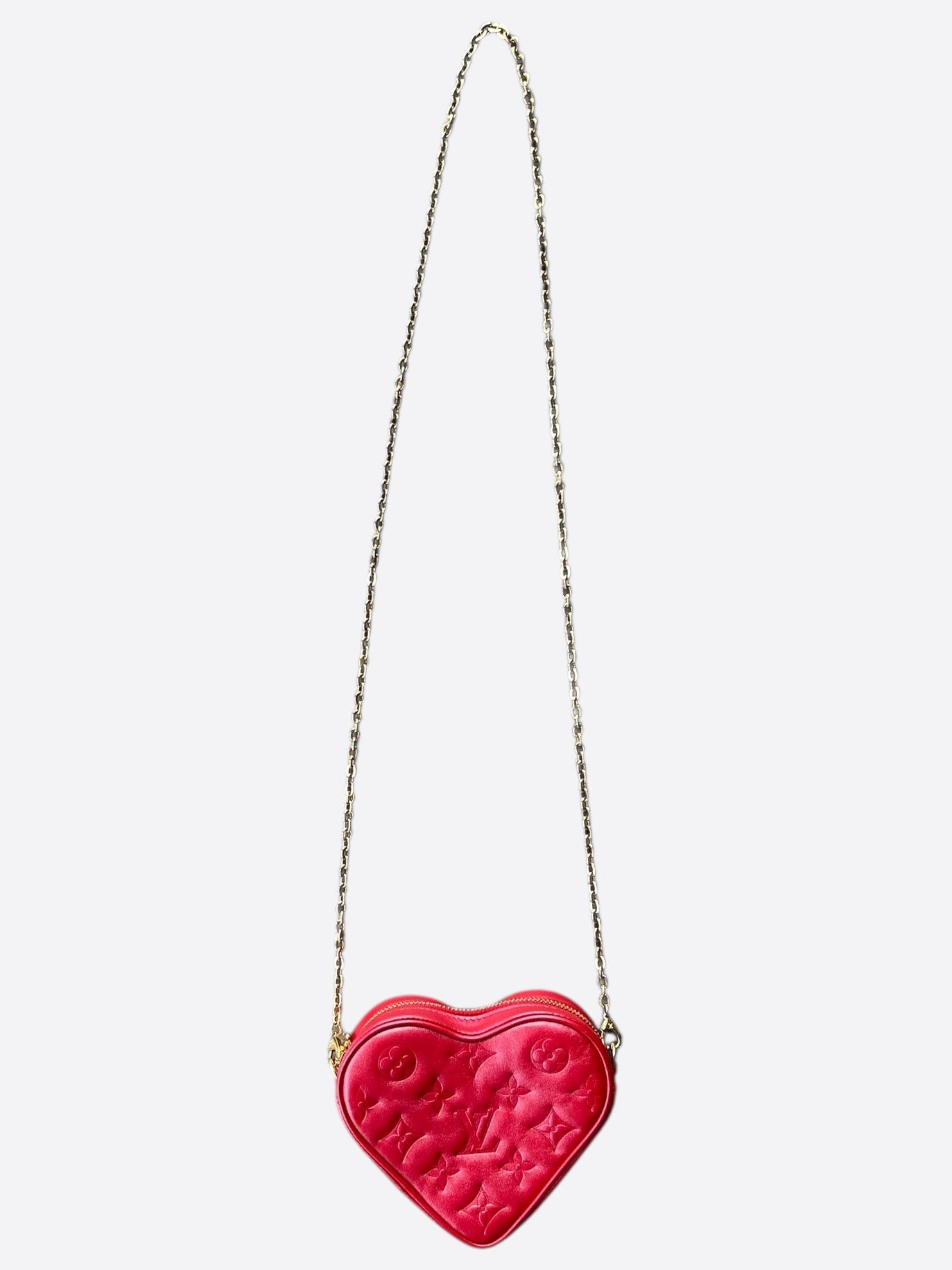 Louis Vuitton Red Monogram Empriente Mini Fall In Love Sac Coeur Size ONE SIZE - 1 Thumbnail