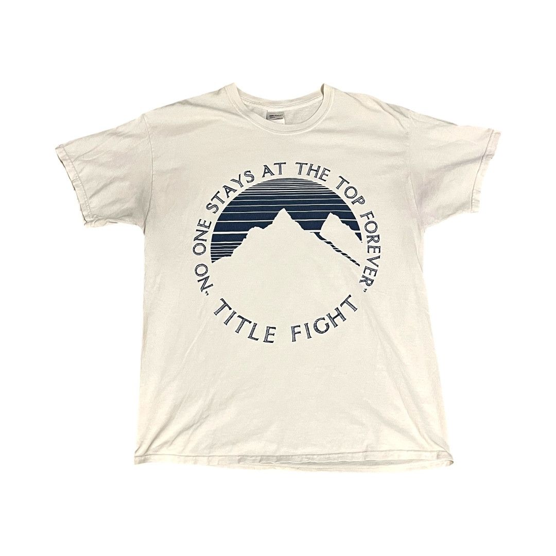 Band Tees VINTAGE Title Fight Mountain Gradient T Shirt RARE VARIANT Size US L / EU 52-54 / 3 - 1 Thumbnail