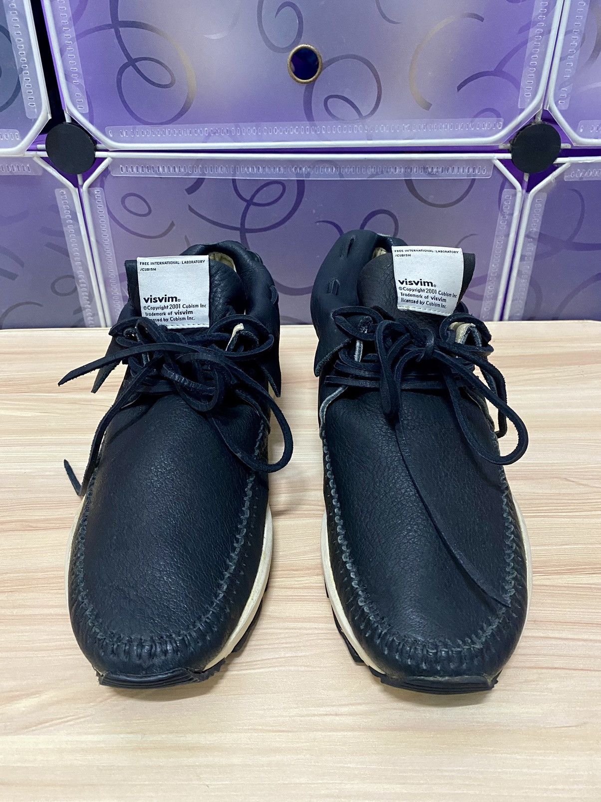 Visvim 2001 Visvim G. Reservation Black Leather shoes Size US 8 / EU 41 - 5 Thumbnail