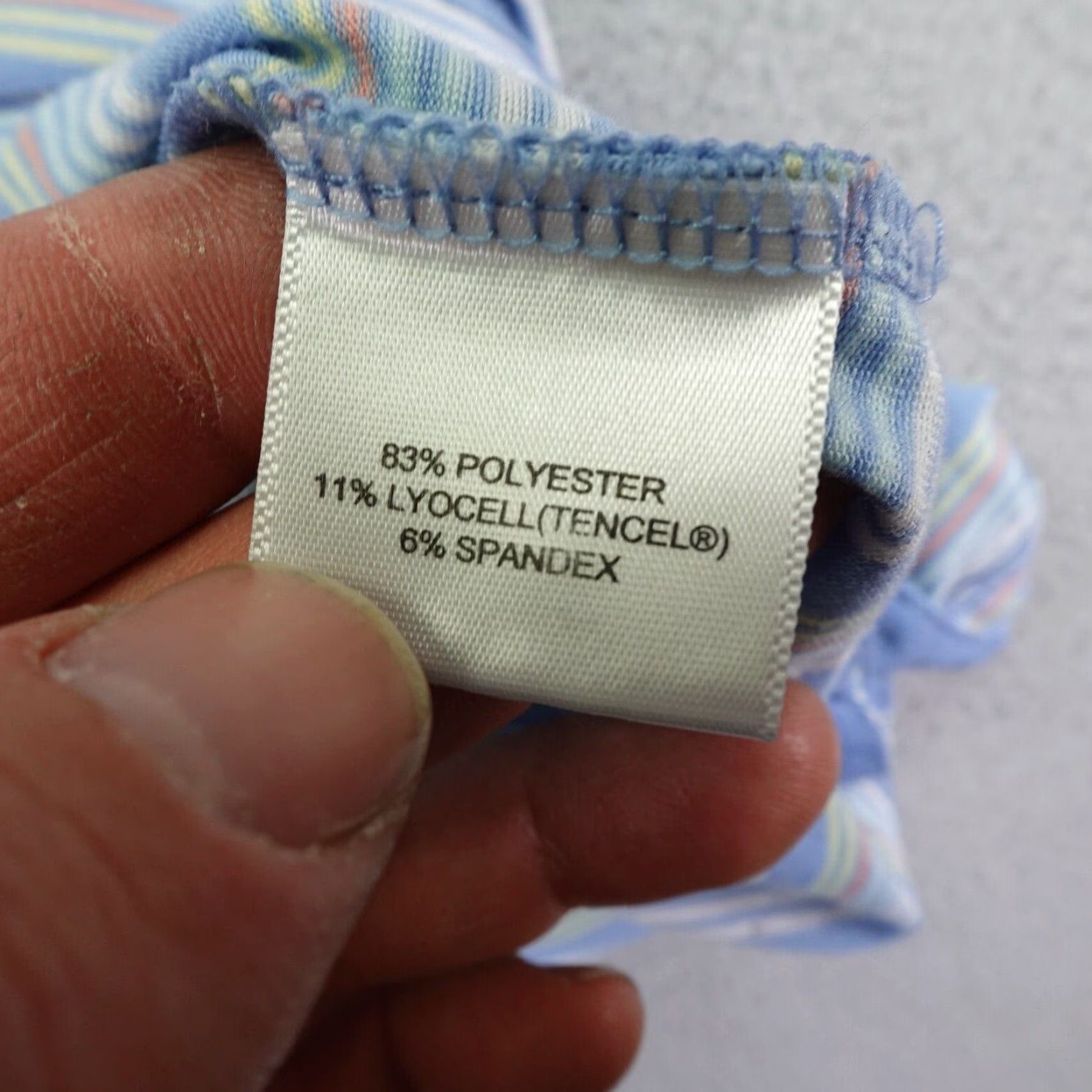 Peter Millar Peter Millar Polo Shirt Mens XL Blue Stripes Seaside Performance Flex Golf Size US XL / EU 56 / 4 - 5 Thumbnail
