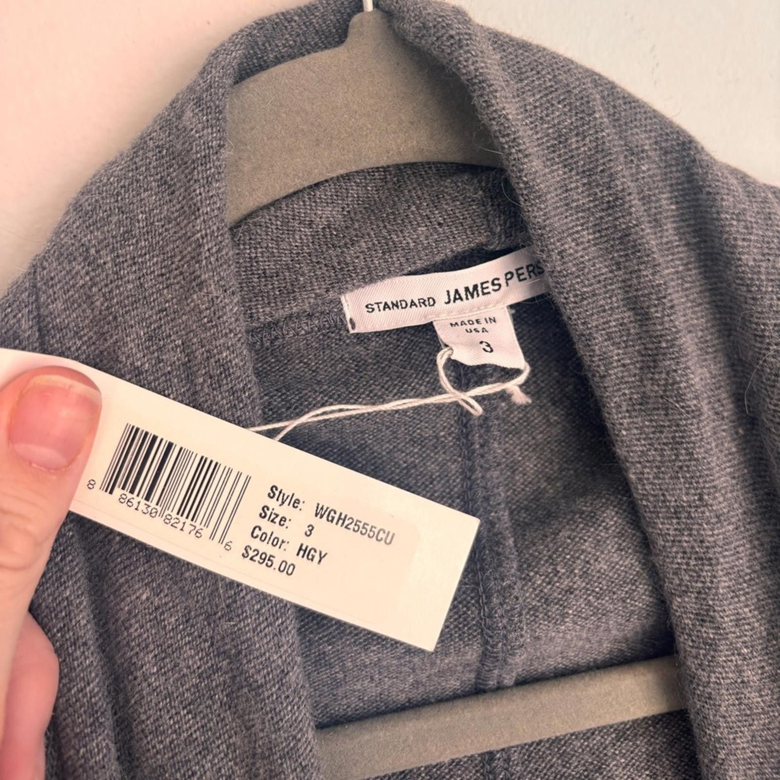 James Perse Gray Women's cardigan Size XL / US 12-14 / IT 48-50 - 3 Thumbnail