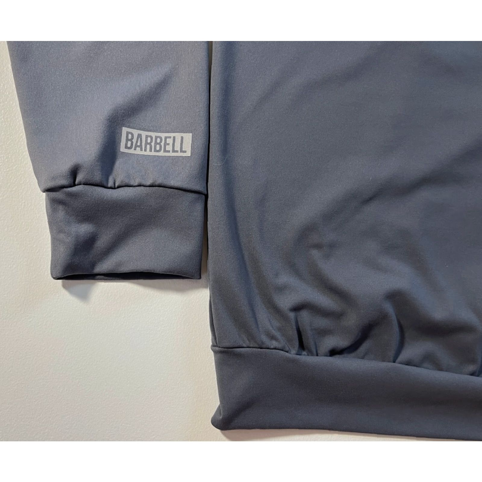 Vintage VINTAGE Barbell Apparel Men's Full Zip Hoodie Lightweight Gray XL Size US XL / EU 56 / 4 - 6 Thumbnail