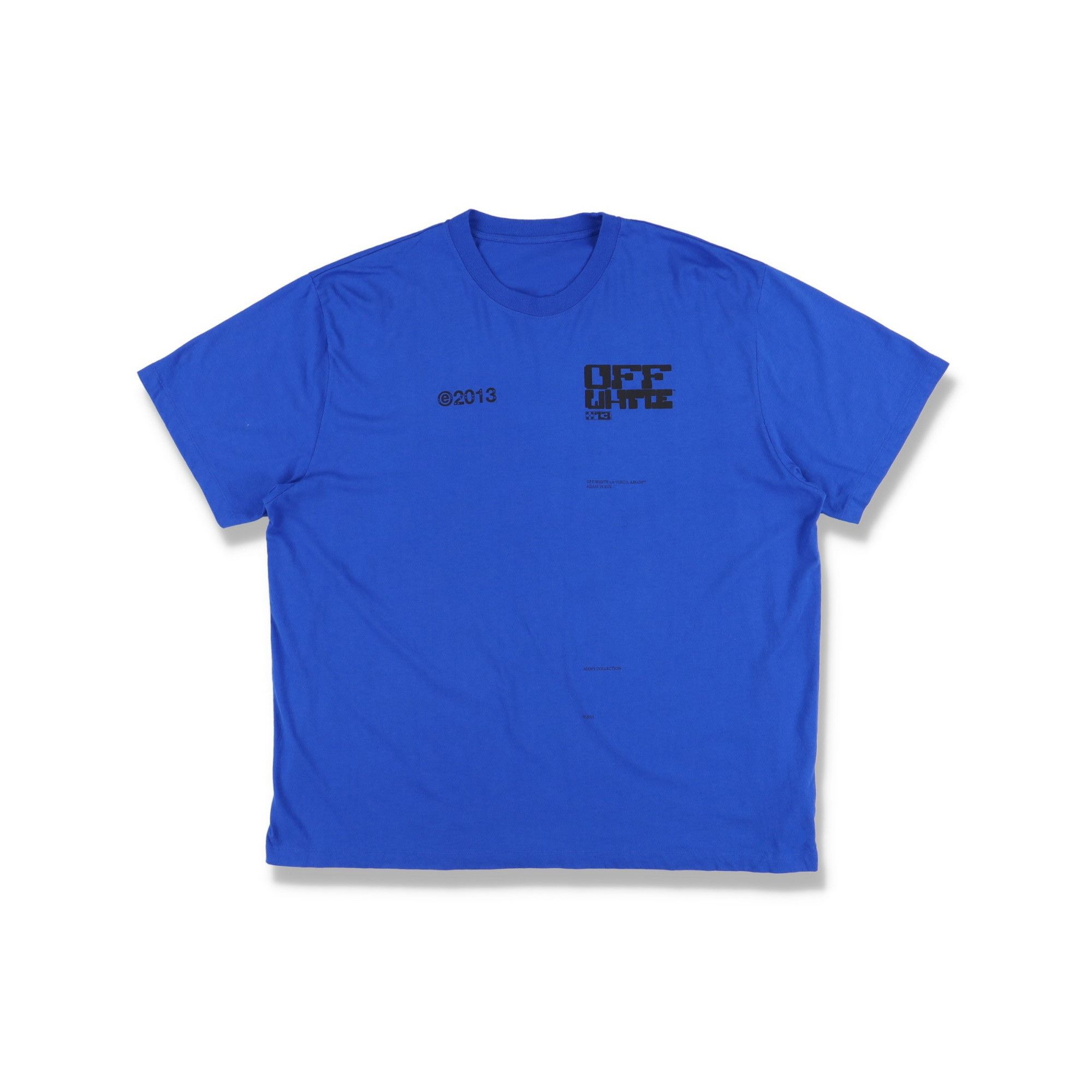 Off-White Blue Tech Marker Arrows Logo Oversized T-Shirt Size US XL / EU 56 / 4 - 5 Thumbnail