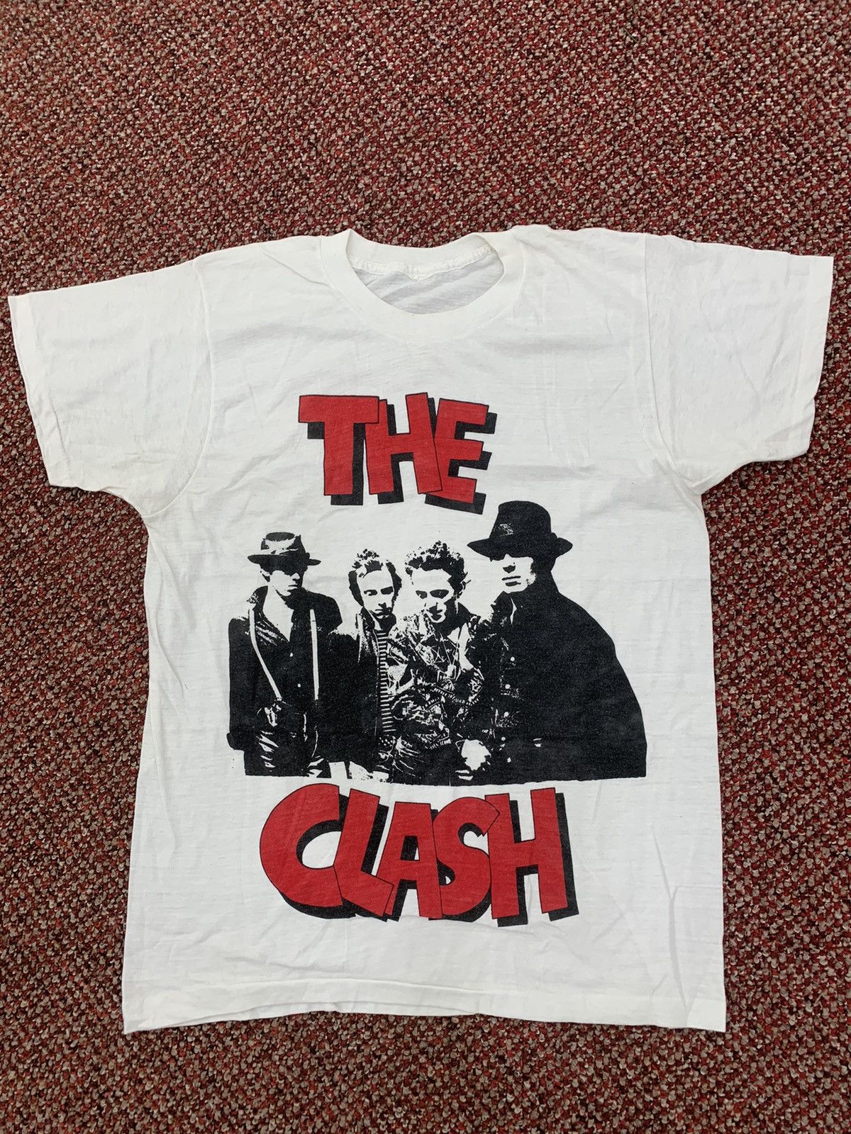 Band Tees VTG 80s the CLASH BAND TOUR SHIRT PUNK Size US L / EU 52-54 / 3 - 1 Thumbnail