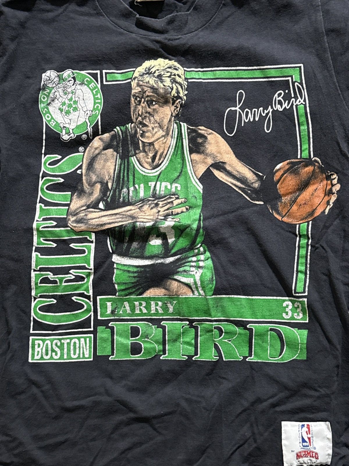 Nutmeg Larry Bird Boston Celtics tee Size US M / EU 48-50 / 2 - 5 Thumbnail
