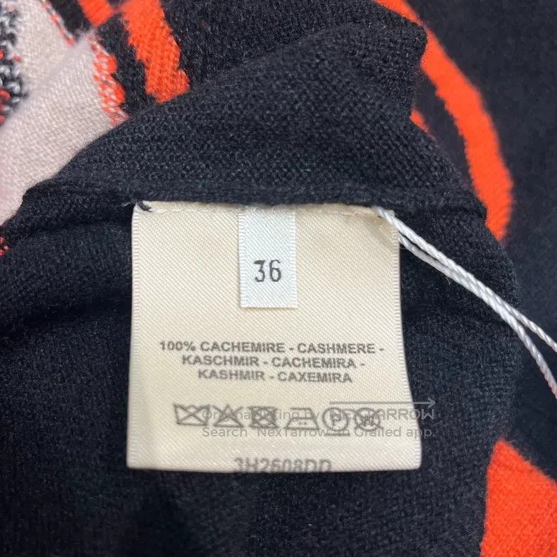 Hermes Hermes Plaid Evening Party Print Cashmere Short Sleeve T-S Size XS / US 0-2 / IT 36-38 - 5 Thumbnail
