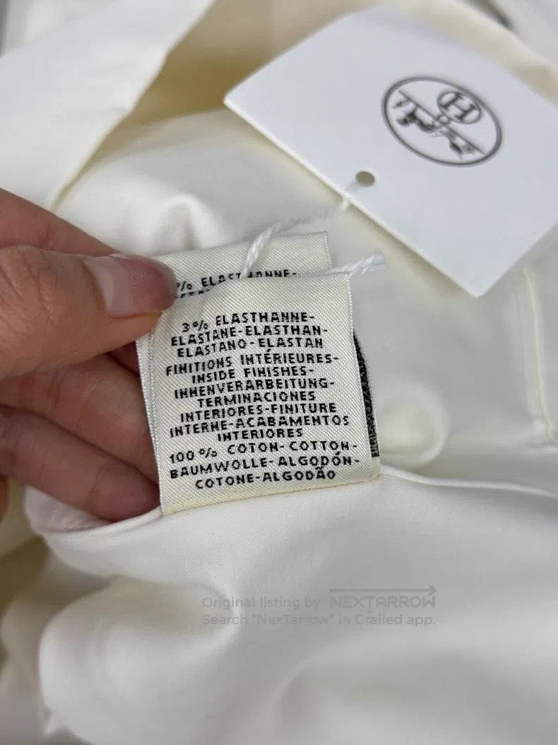 Hermes Hermes White vest dress Size XS / US 0-2 / IT 36-38 - 7 Thumbnail