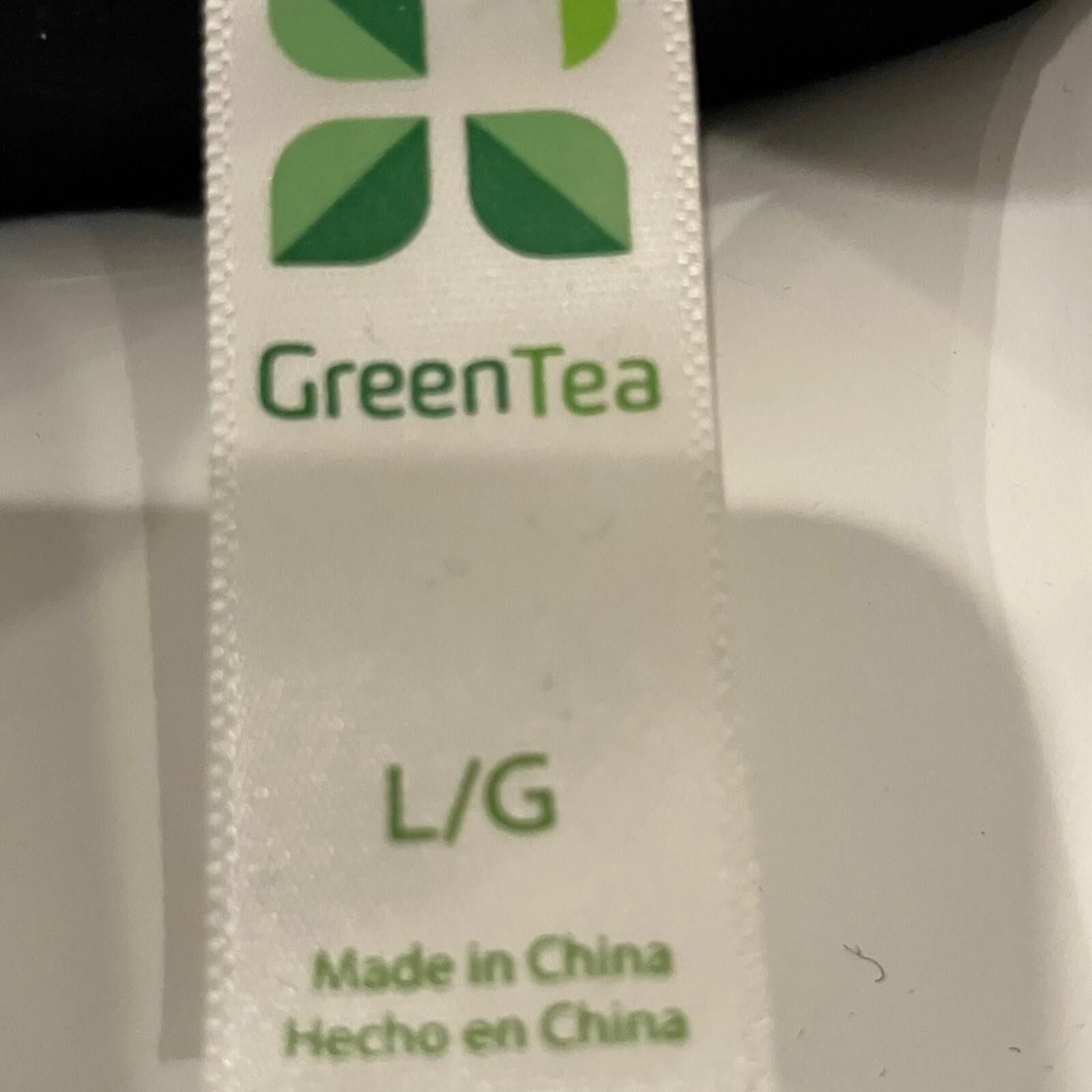 Other NWT Green Tea Black Long Sleeve Top with White Text Size L / US 10 / IT 46 - 2 Thumbnail