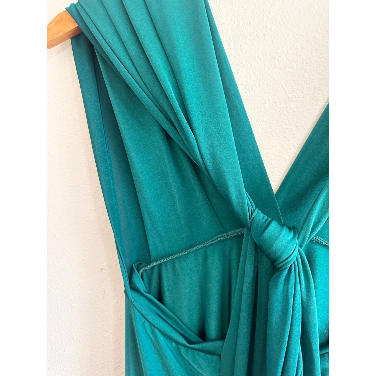 Other Lulu’s Dark Teal Convertible Strap Gown size Large Size L / US 10 / IT 46 - 9 Thumbnail